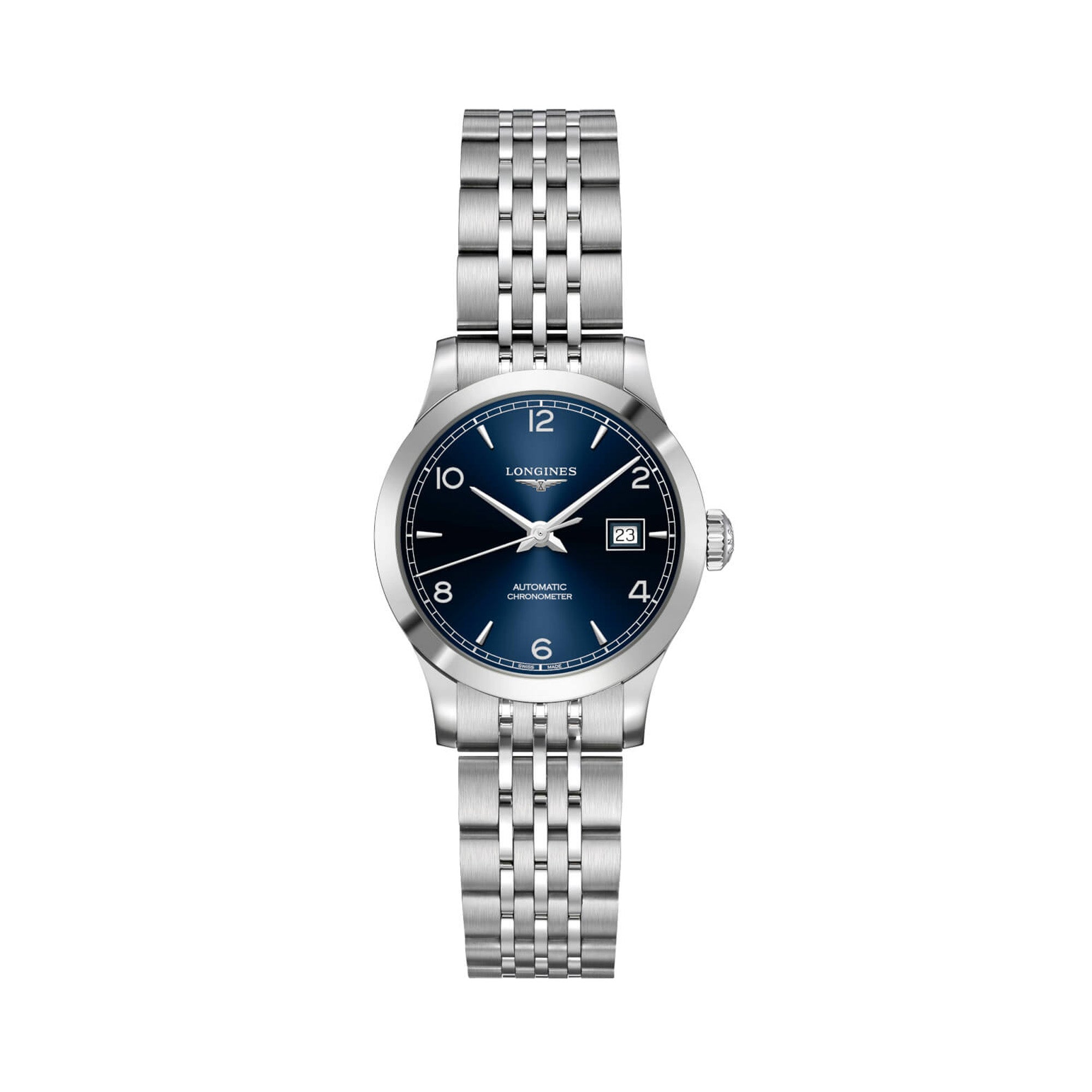 Longines Record Automatic Women's 30mm Watch L2.321.4.96.6