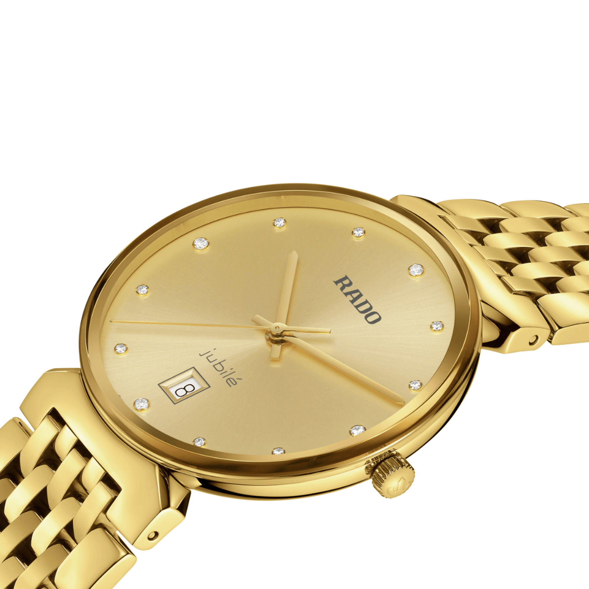 Rado Florence Men's 38mm Gold PVD Quartz Watch R48 914 713