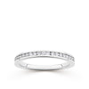 Everlasting 0.25ct TW Lab-Grown Diamond Channel Set Wedding Band in 18ct White Gold