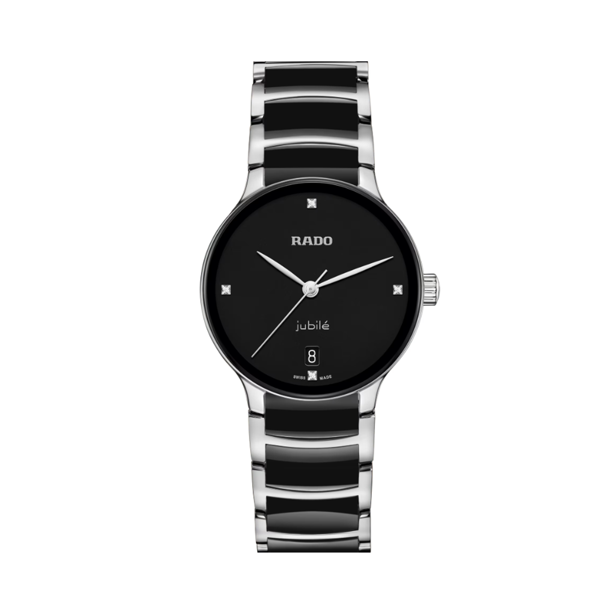 Rado Centrix Women's 35mm Ceramic & Stainless Steel Quartz Watch R30 040 712