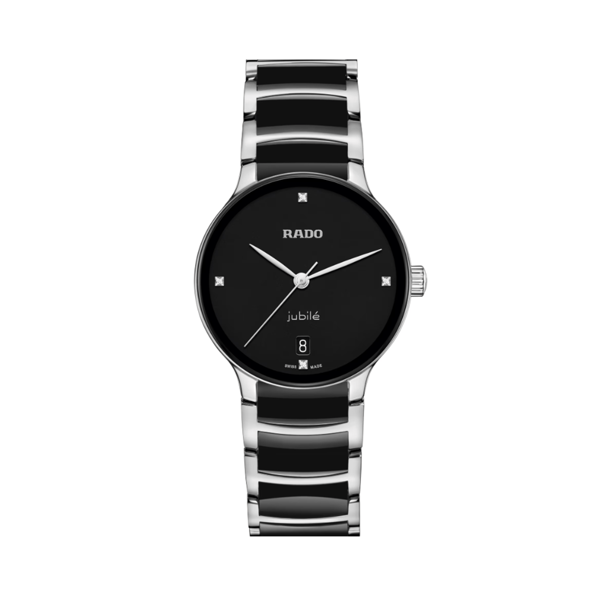 Rado Centrix Women's 35mm Ceramic & Stainless Steel Quartz Watch R30 040 712