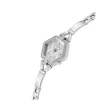 Guess Women's 28mm Silver Audrey Glitz Hexagonal Quartz Watch GW0680L1