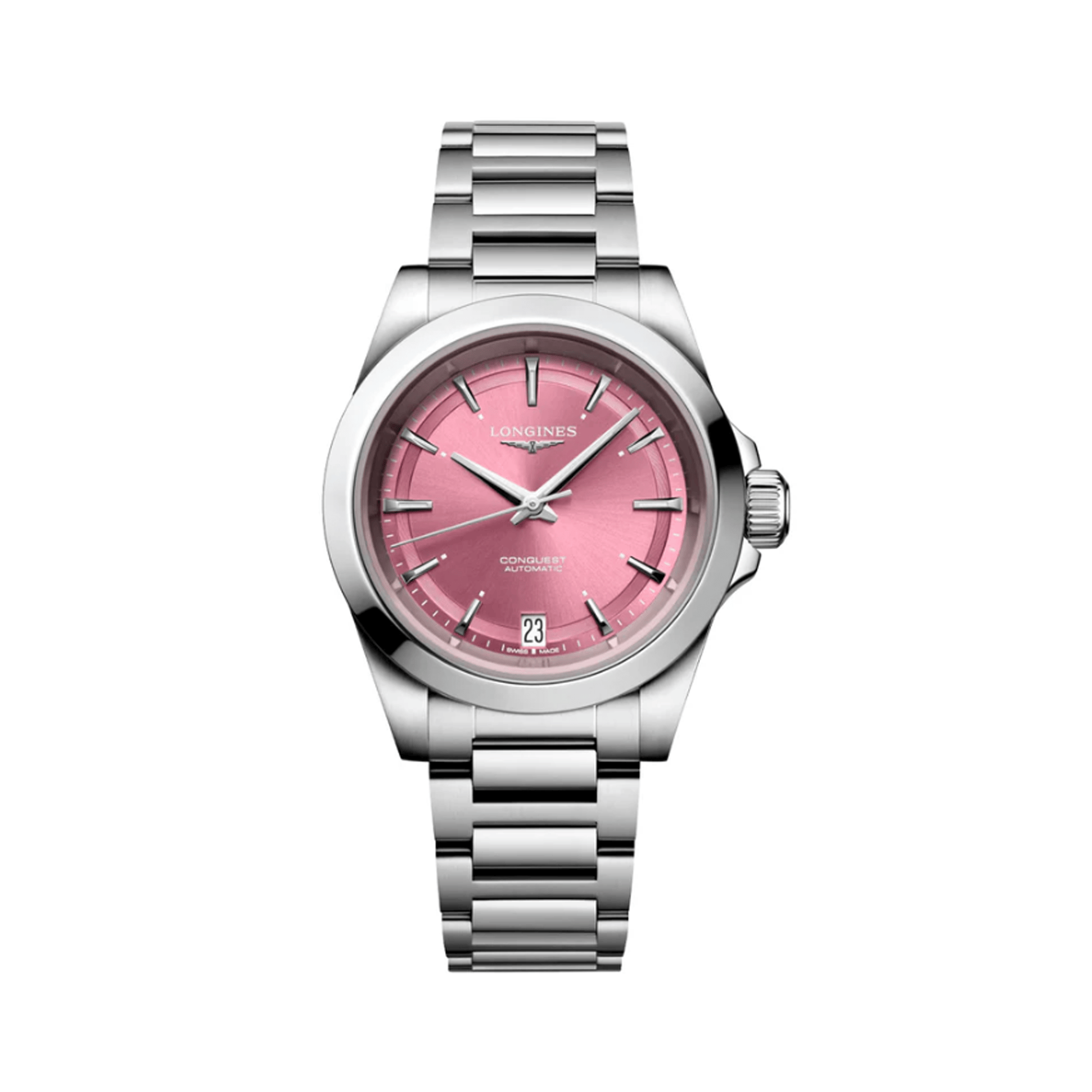 Longines Conquest Women's 34mm Stainless Steel Automatic Watch L3.430.4.99.6