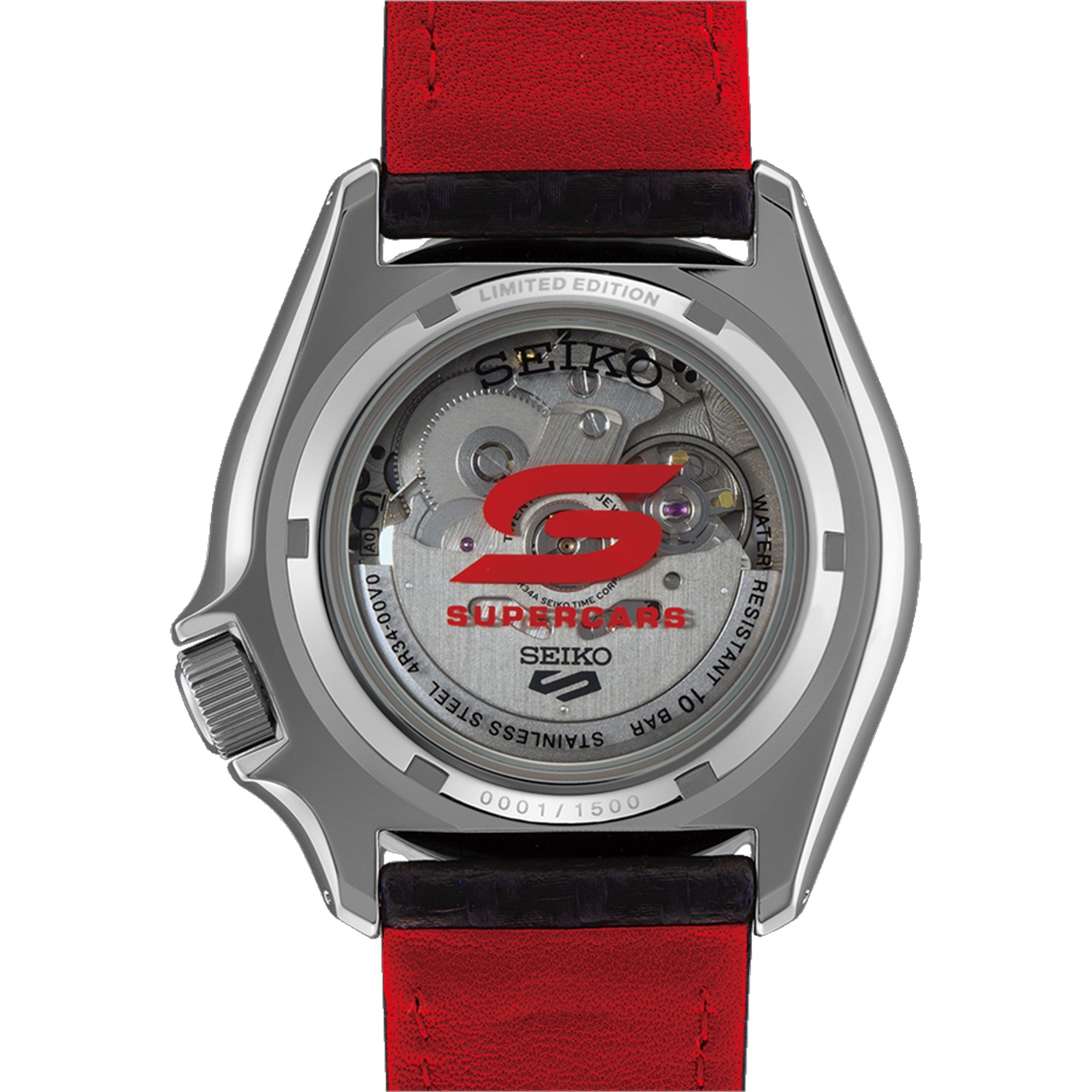 Seiko 5 Sports Supercars Automatic GMT Men's 42.50mm Limited Edition Watch SSK057K