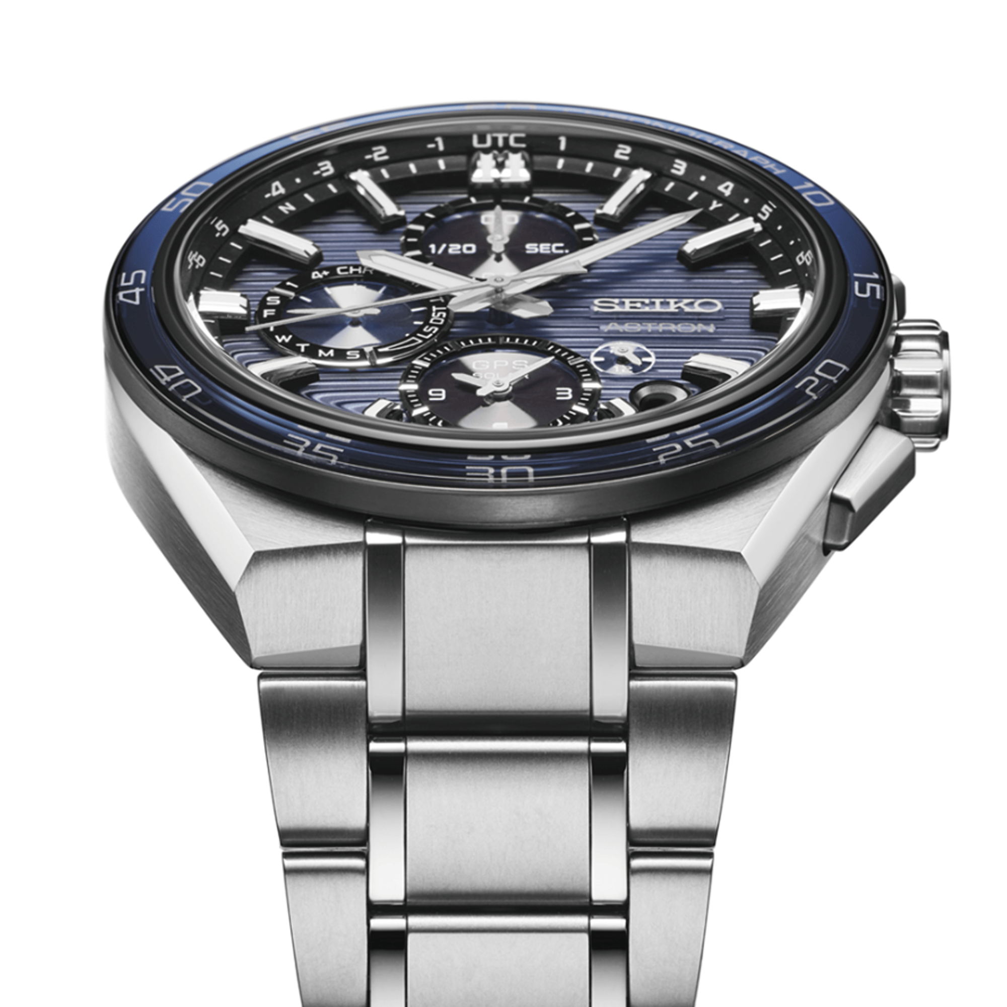 Seiko Astron Men's 44.10mm Solar GPS Watch SSH175J