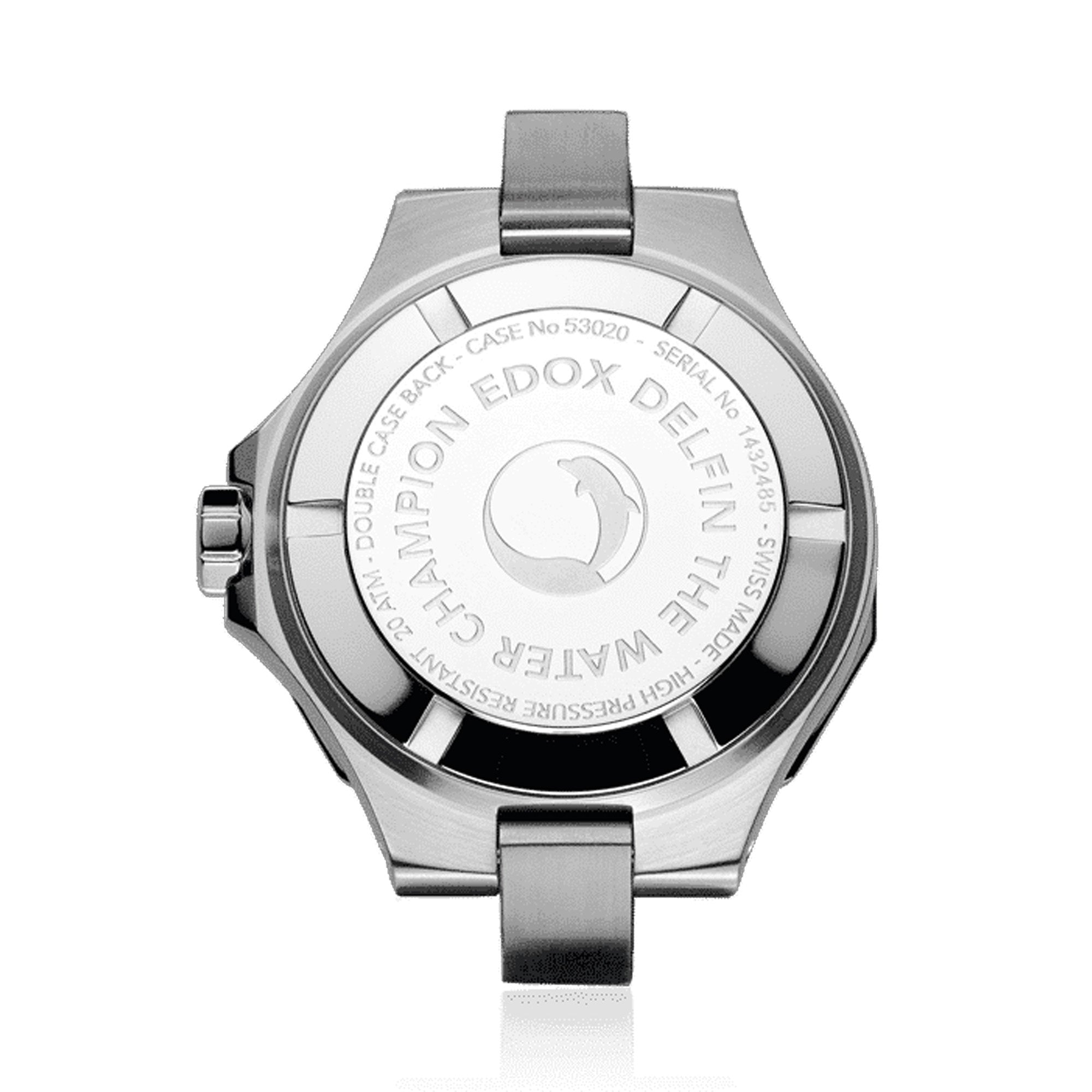 Edox Delfin Quartz Women's 38mm Watch 530203MNADN