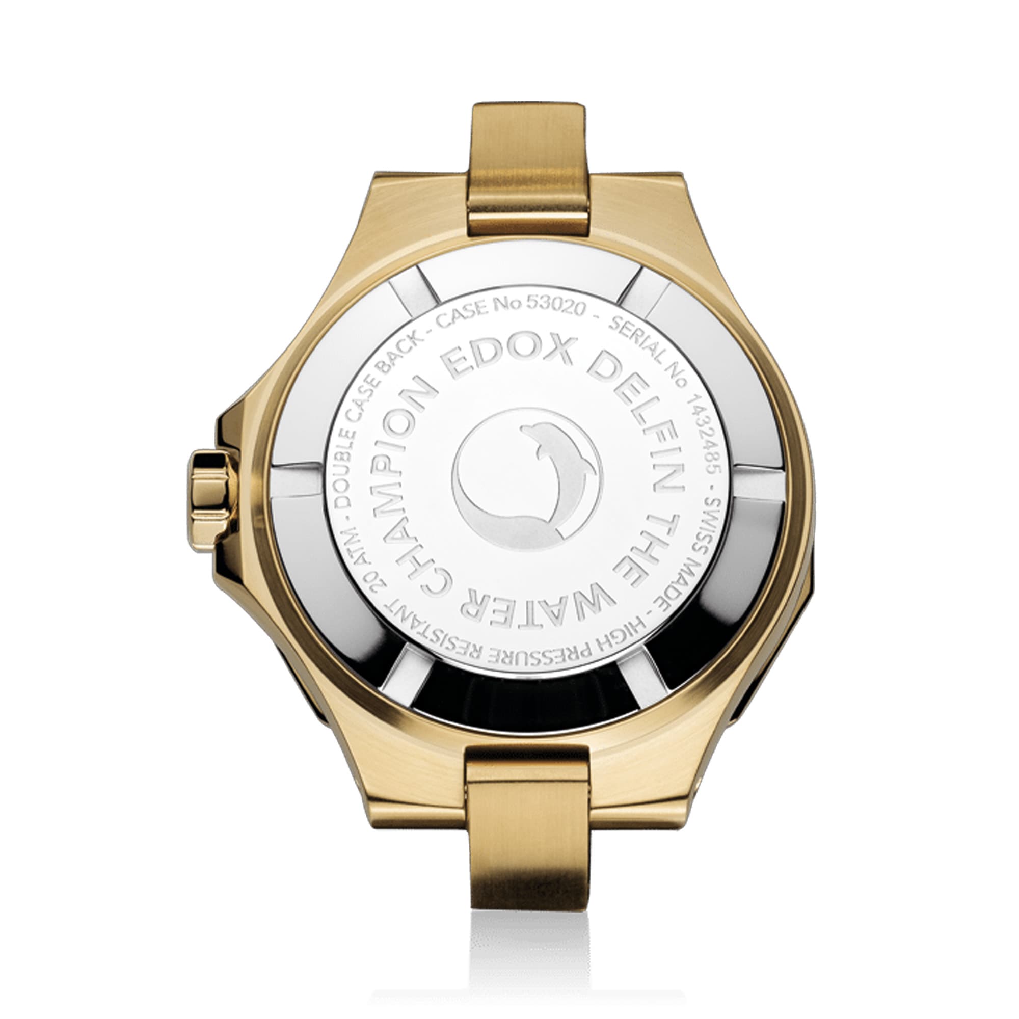 Edox Delfin Quartz Women's 38mm Watch 5302037JMNID