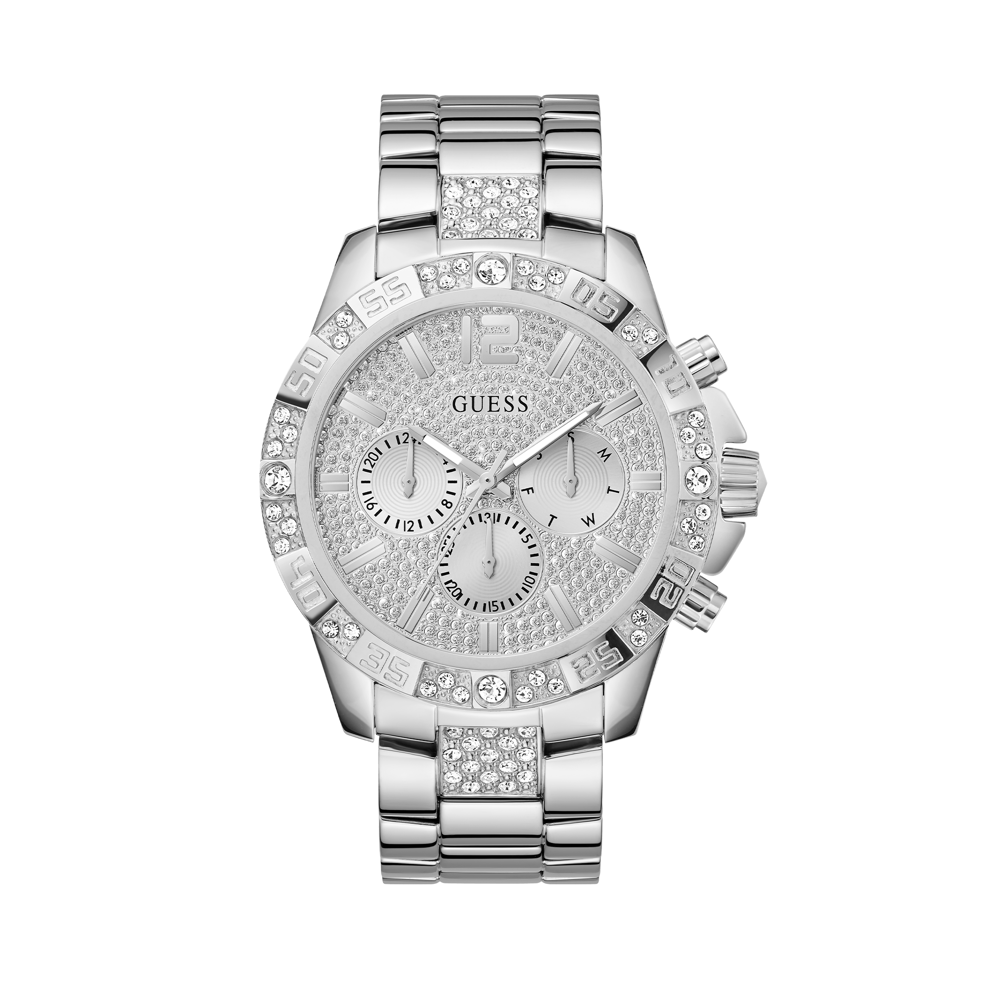 Guess Men's 48mm Stainless Steel Quartz Watch GW0796G1