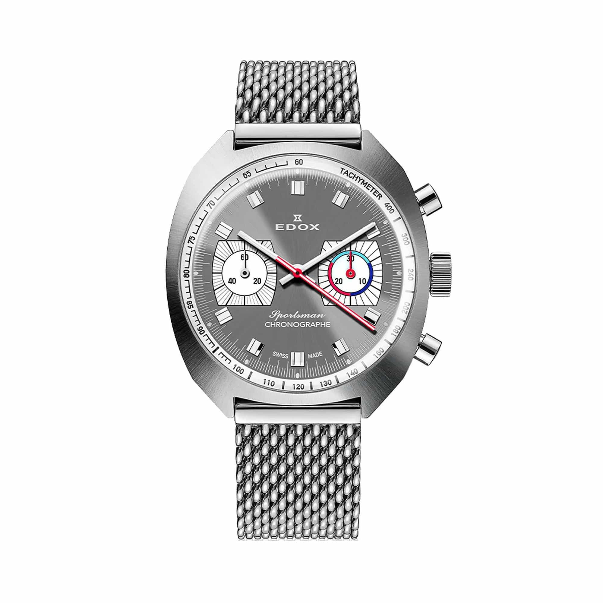 Edox Automatic Chronograph Men's 41mm Watch 082023BUBUIN