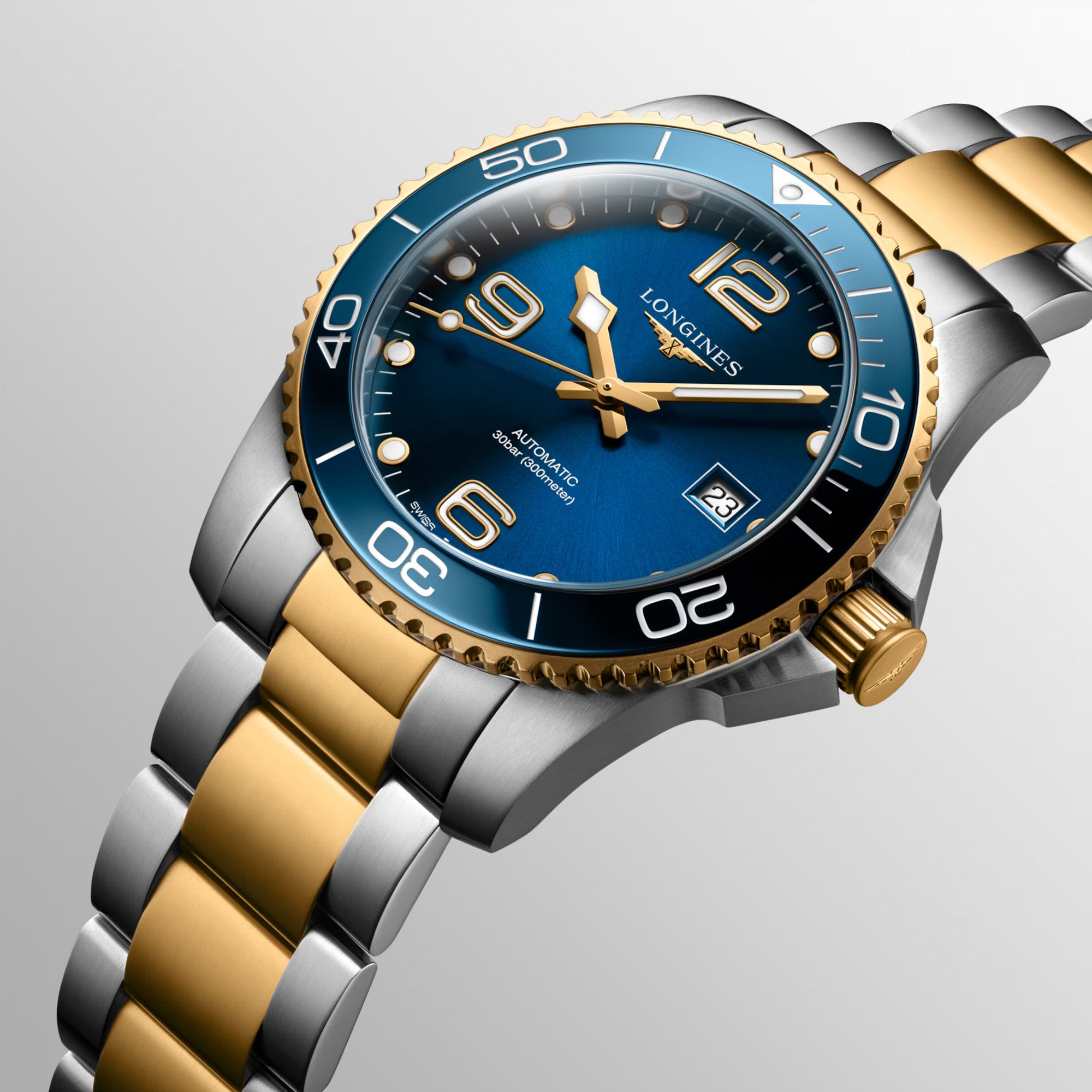 Longines Hydro Conquest Automatic Men's 41mm Watch L3.781.3.96.7