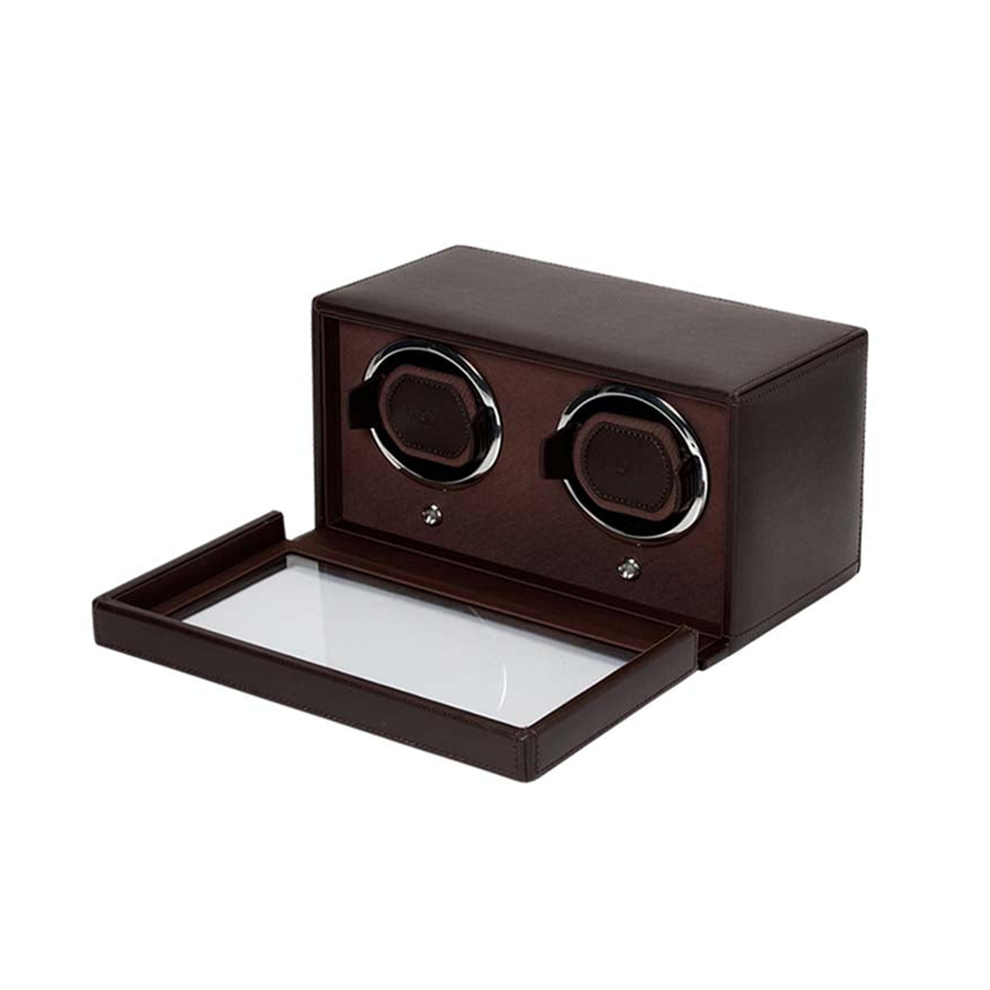 Wolf Cub Brown Double Watch Winder