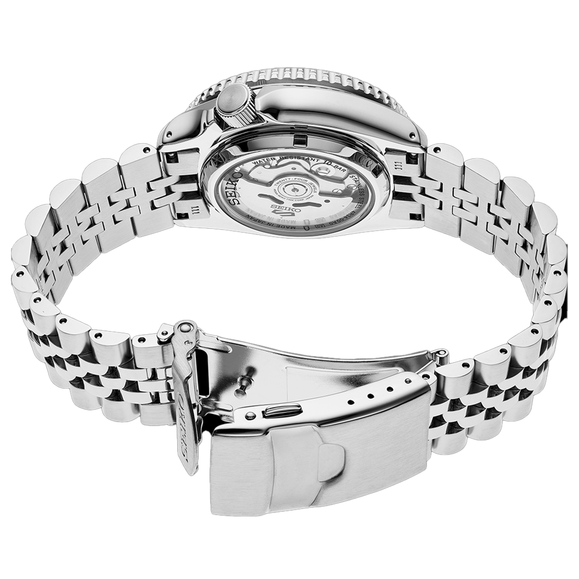 Seiko 5 Men's 42.50mm Automatic GMT Watch SSK021J-8