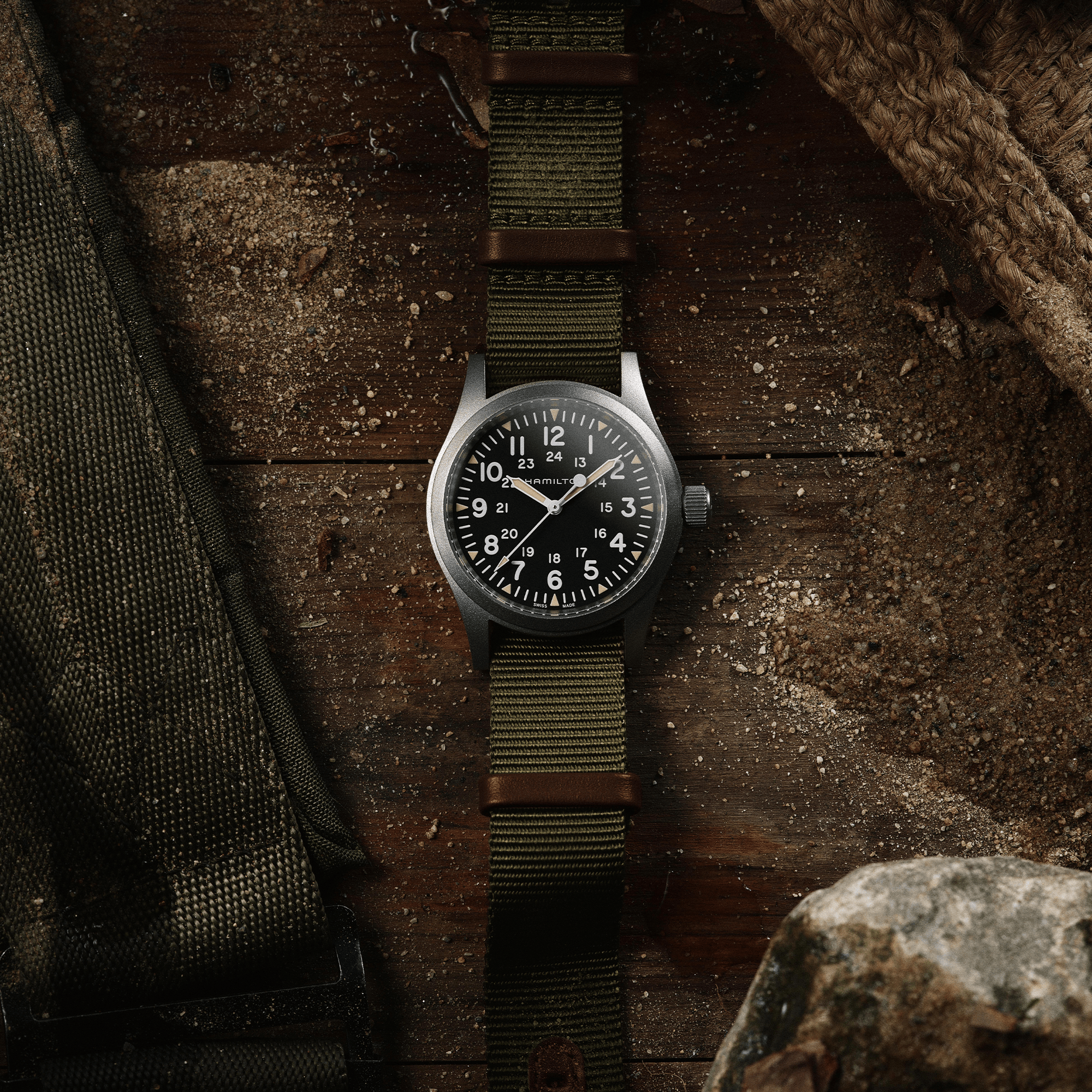 Hamilton Khaki Field Men's 38mm Manual Wind Watch H69439931