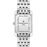 Frederique Constant Carree 25 x 27mm Quartz Stainless Steel Watch FC-235S2C6B