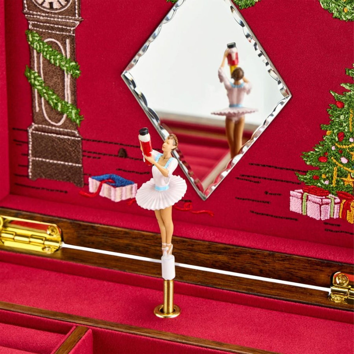 Wolf Nutcracker Ballet Musical Jewellery Box