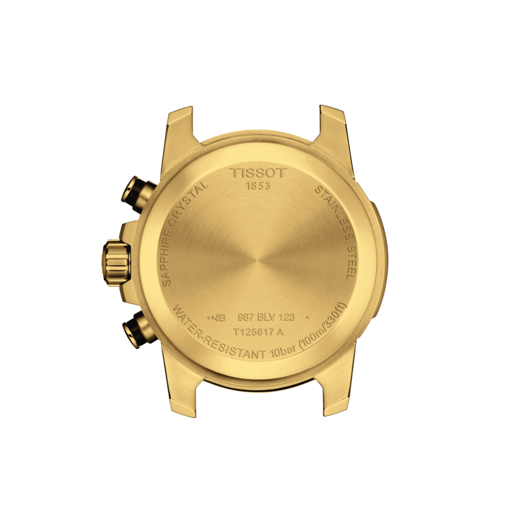 Tissot Supersport Chrono Men's 45.50mm Gold PVD Quartz Chronograph Watch T125.617.33.051.01