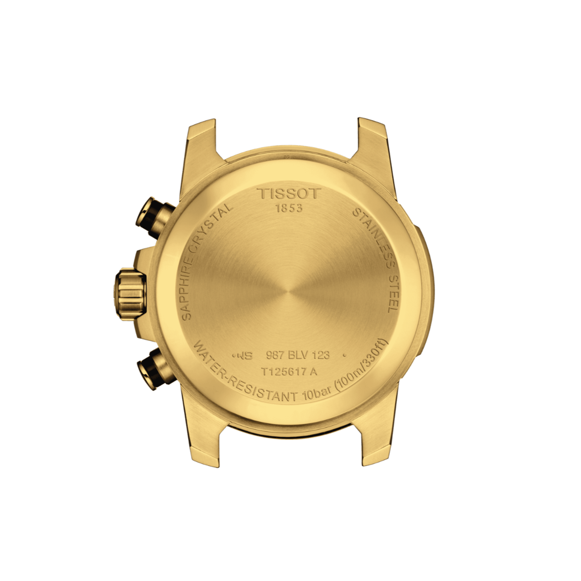 Tissot Supersport Chrono Men's 45.50mm Gold PVD Quartz Chronograph Watch T125.617.33.051.01