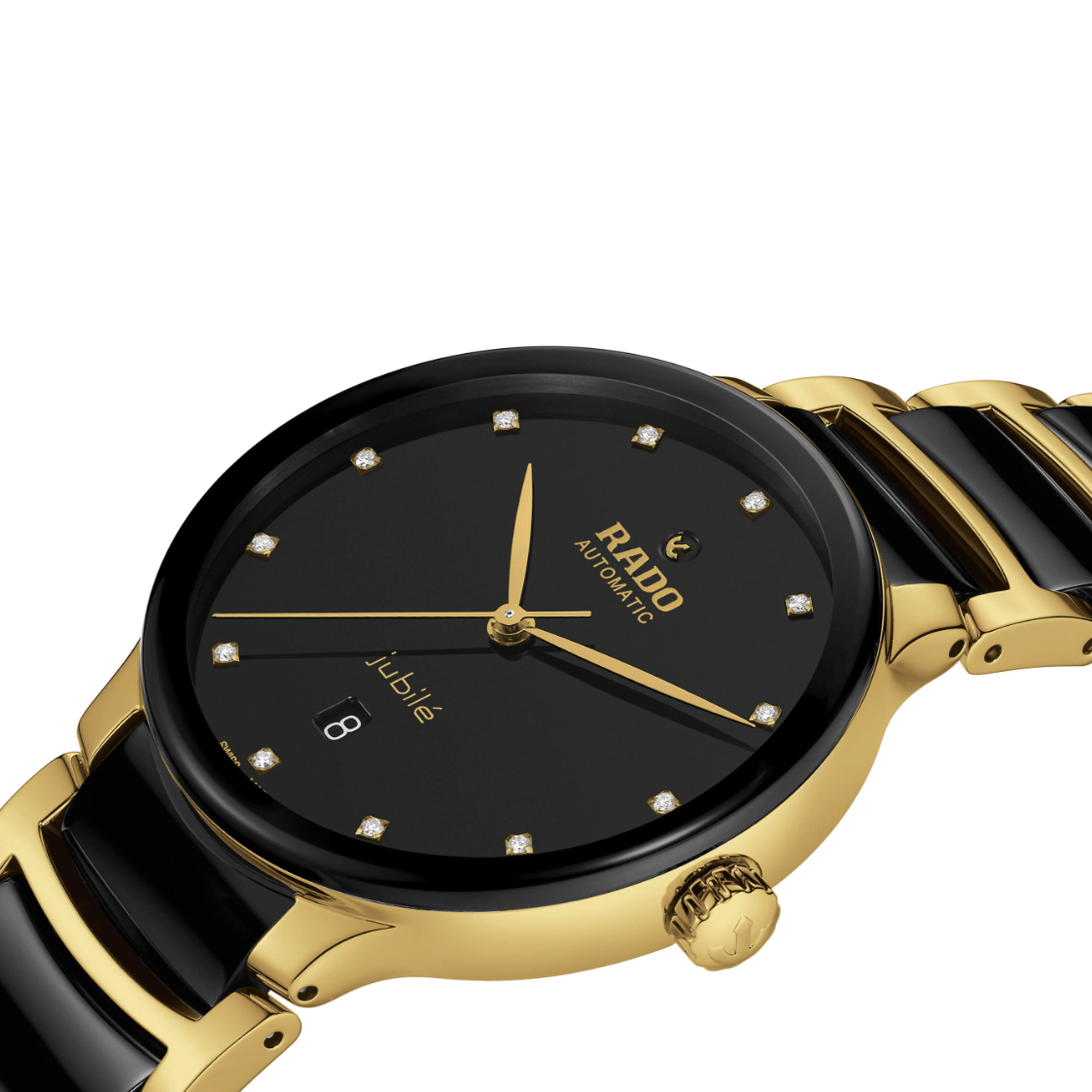 Rado Centrix Men's 39.50mm Ceramic & Yellow PVD Automatic Watch R30 008 742