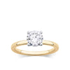 Everlasting 1.25ct TW Round Brilliant Lab-Grown Diamond Solitaire Engagement Ring in 18ct Yellow and White Gold