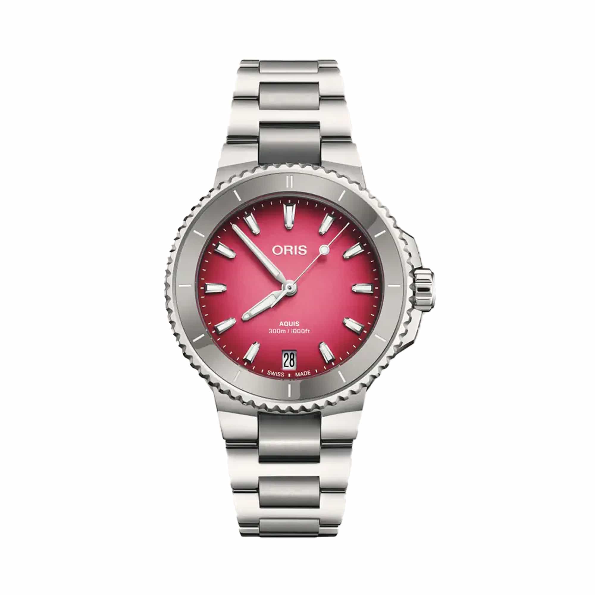 Oris Aquis Automatic Diver Unisex 36.50mm Watch 733 7792 4158MB