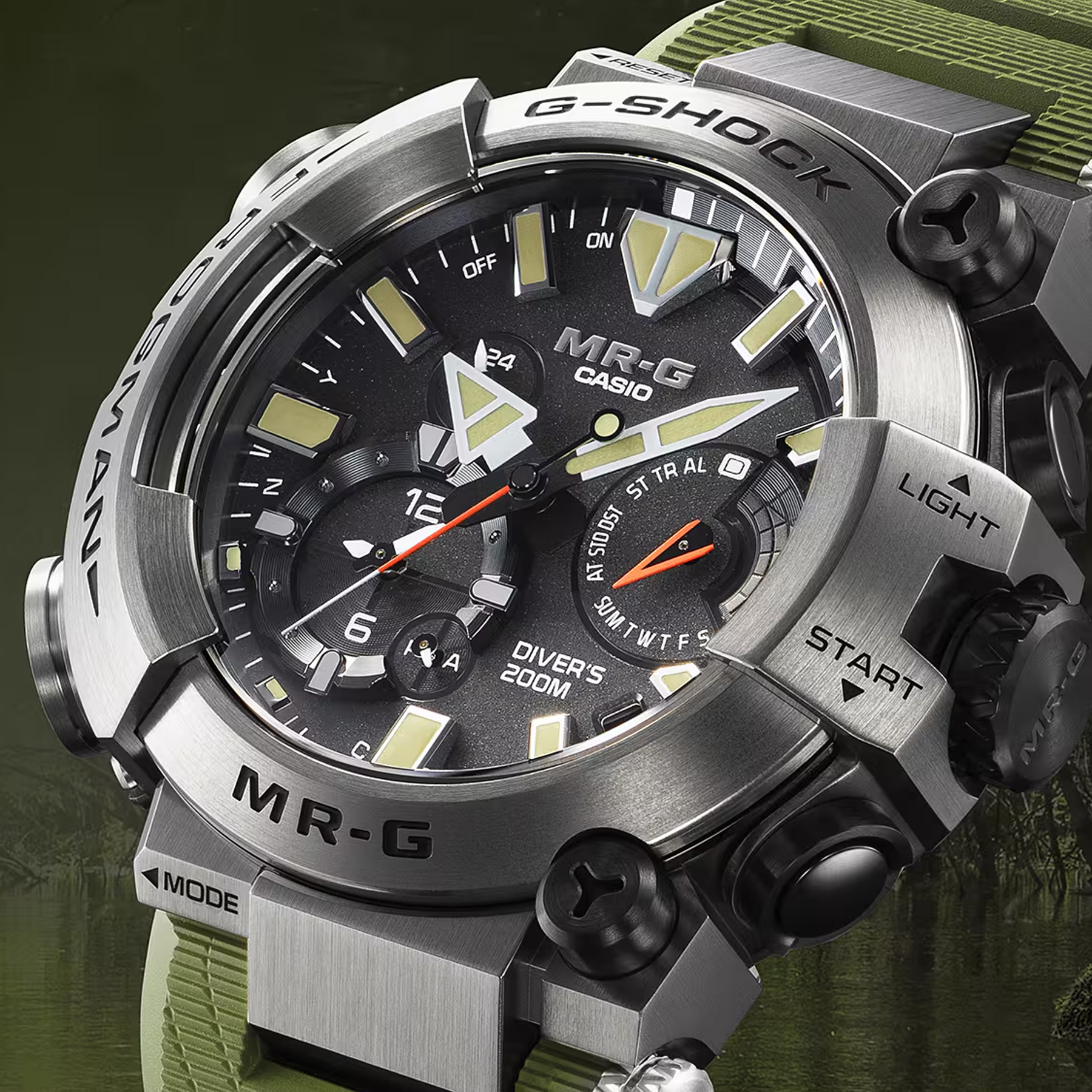 Casio G-SHOCK Solar Men's 49.7mm Watch MRGBF1000RG-3A