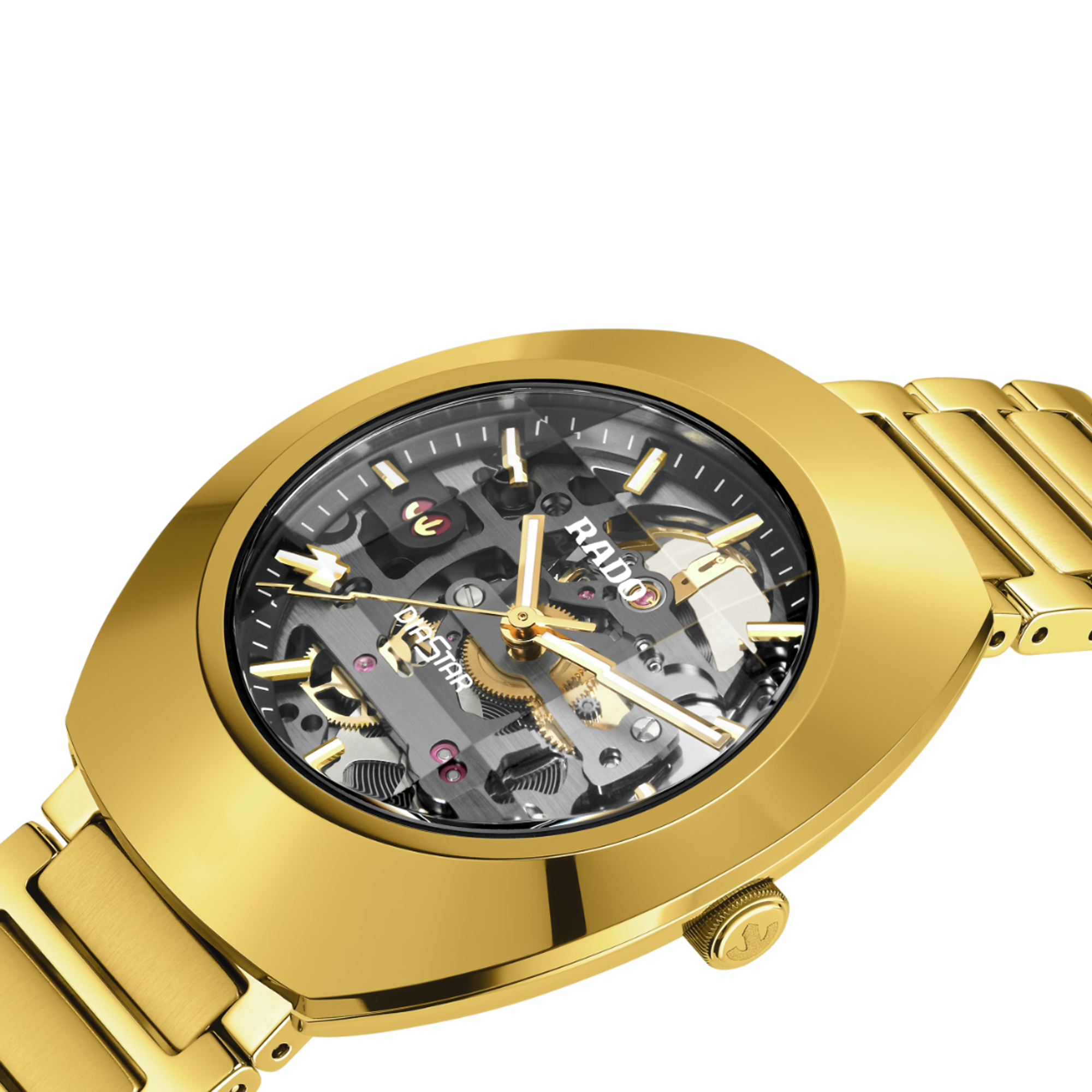 Rado Original Men's 38mm Gold PVD Watch R12 164 153