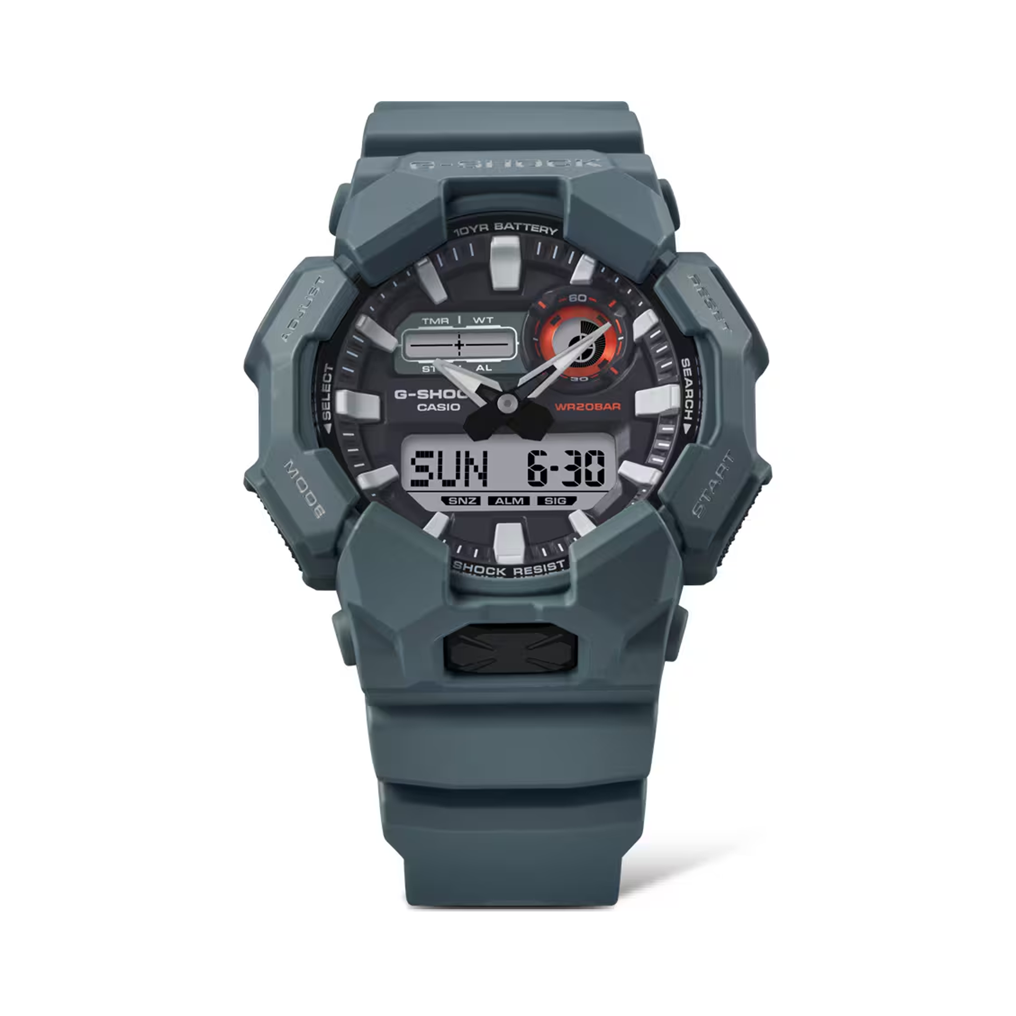 Casio G-SHOCK Men's Resin Analogue Digital Watch GA010-2AD