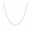 45cm Wheat Chain in 18ct White Gold