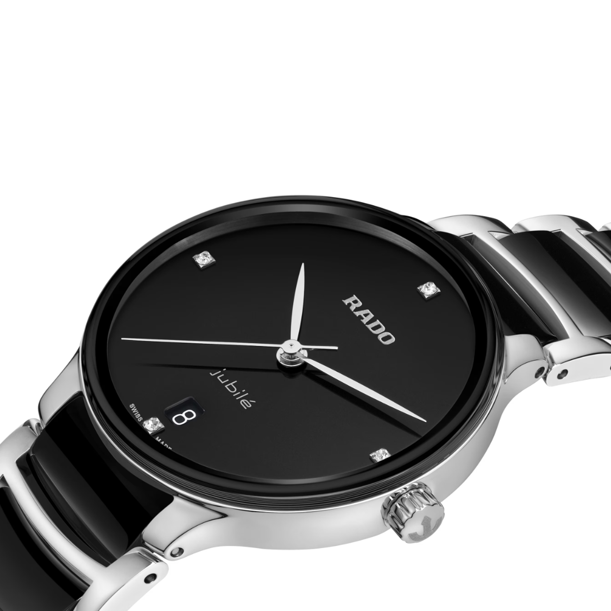 Rado Centrix Women's 35mm Ceramic & Stainless Steel Quartz Watch R30 040 712