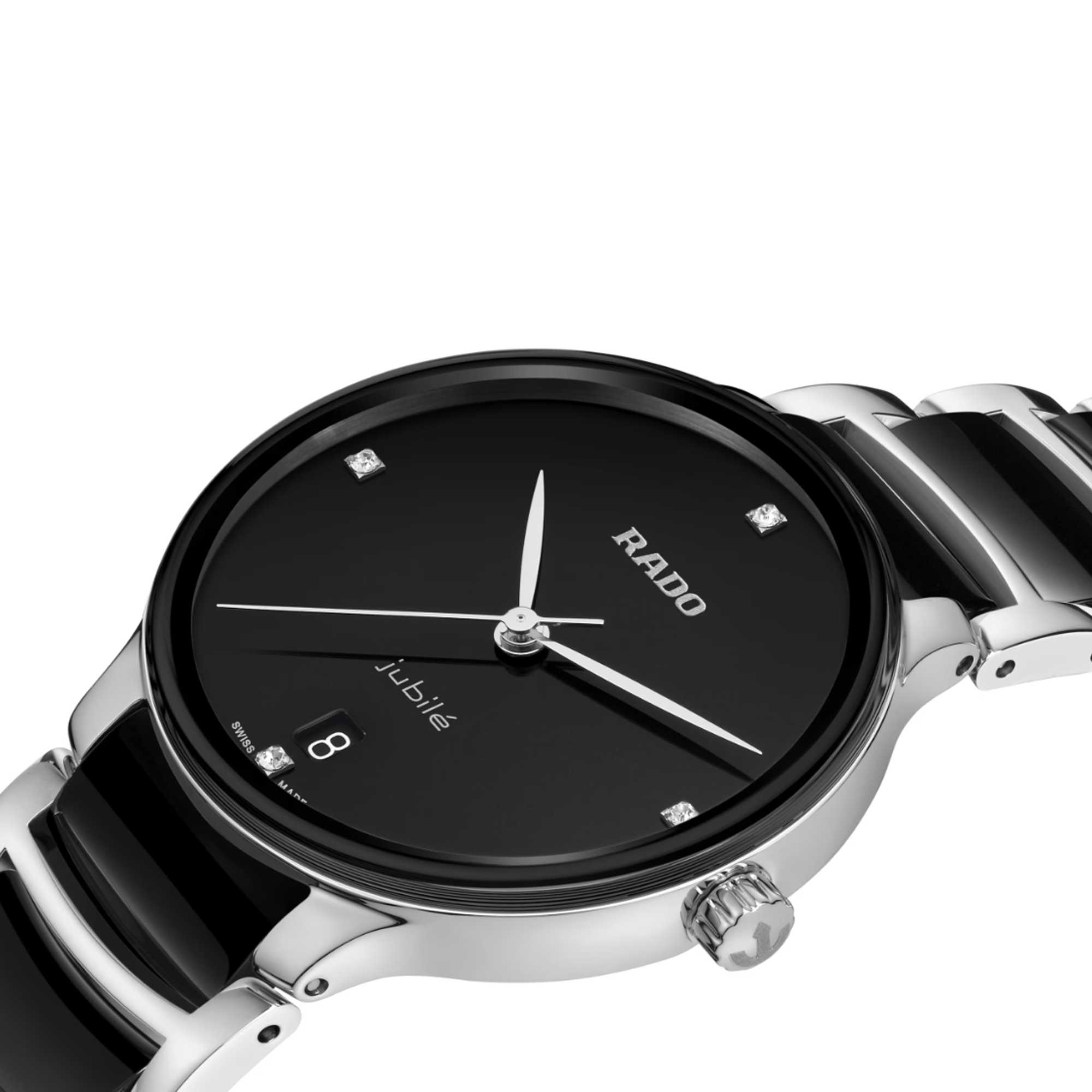 Rado Centrix Women's 35mm Ceramic & Stainless Steel Quartz Watch R30 040 712