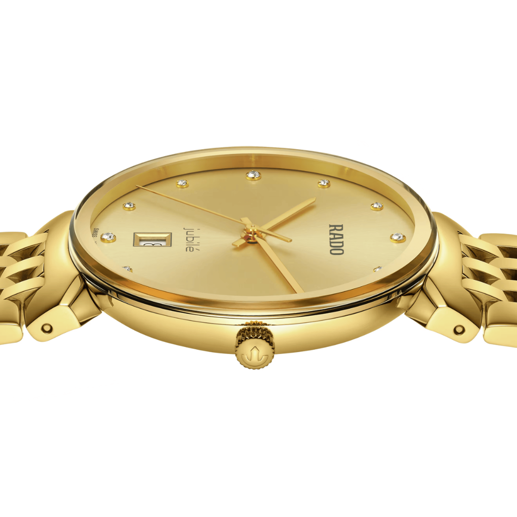 Rado Florence Men's 38mm Gold PVD Quartz Watch R48 914 713
