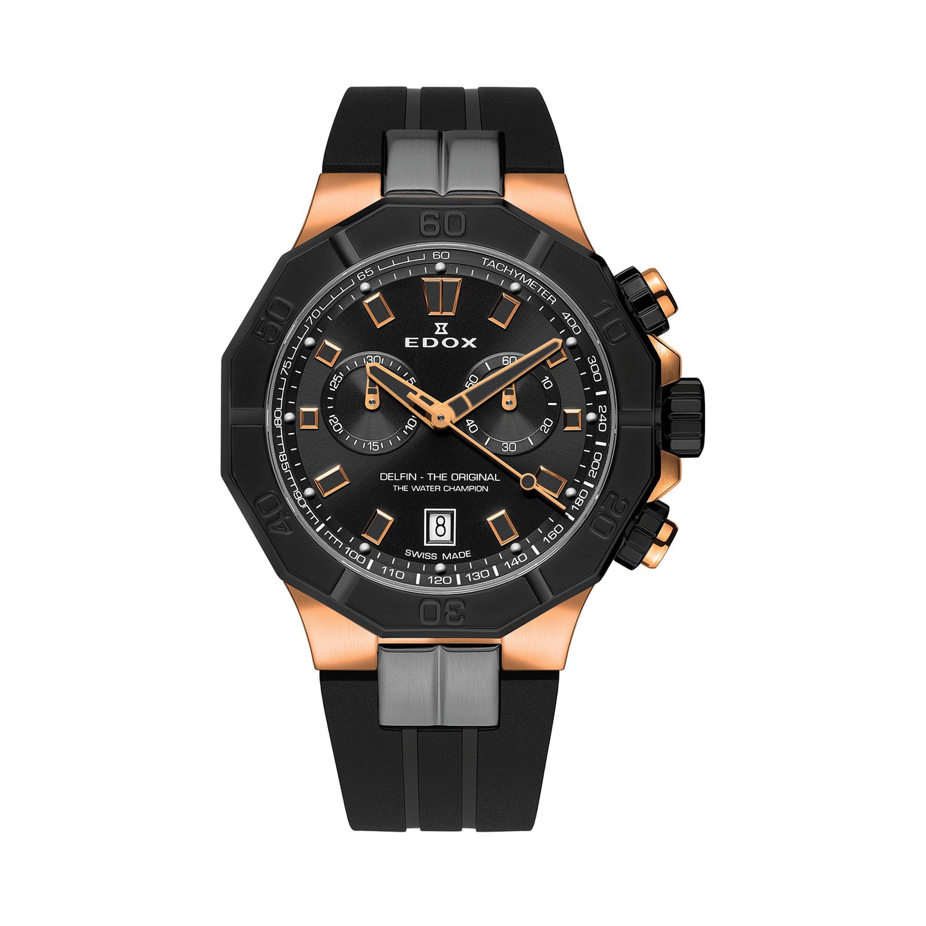 Edox Delfin Quartz Chronograph Men 43mm 1011337RNCANIR