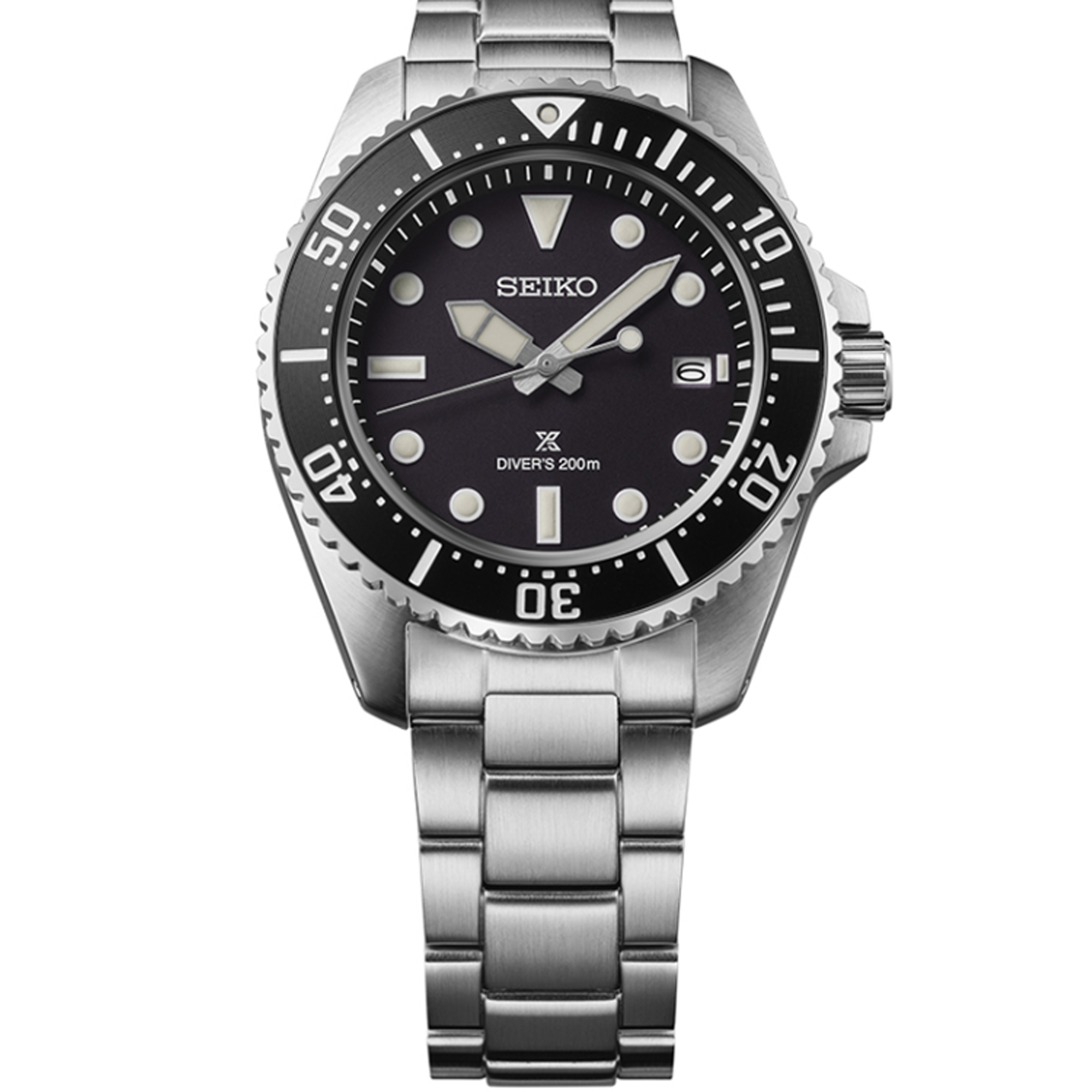 Seiko Prospex Men's 41mm Stainless Steel Solar Watch SNE597P