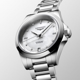 Longines Conquest Women's 34mm Stainless Steel Automatic Watch L3.430.4.87.6