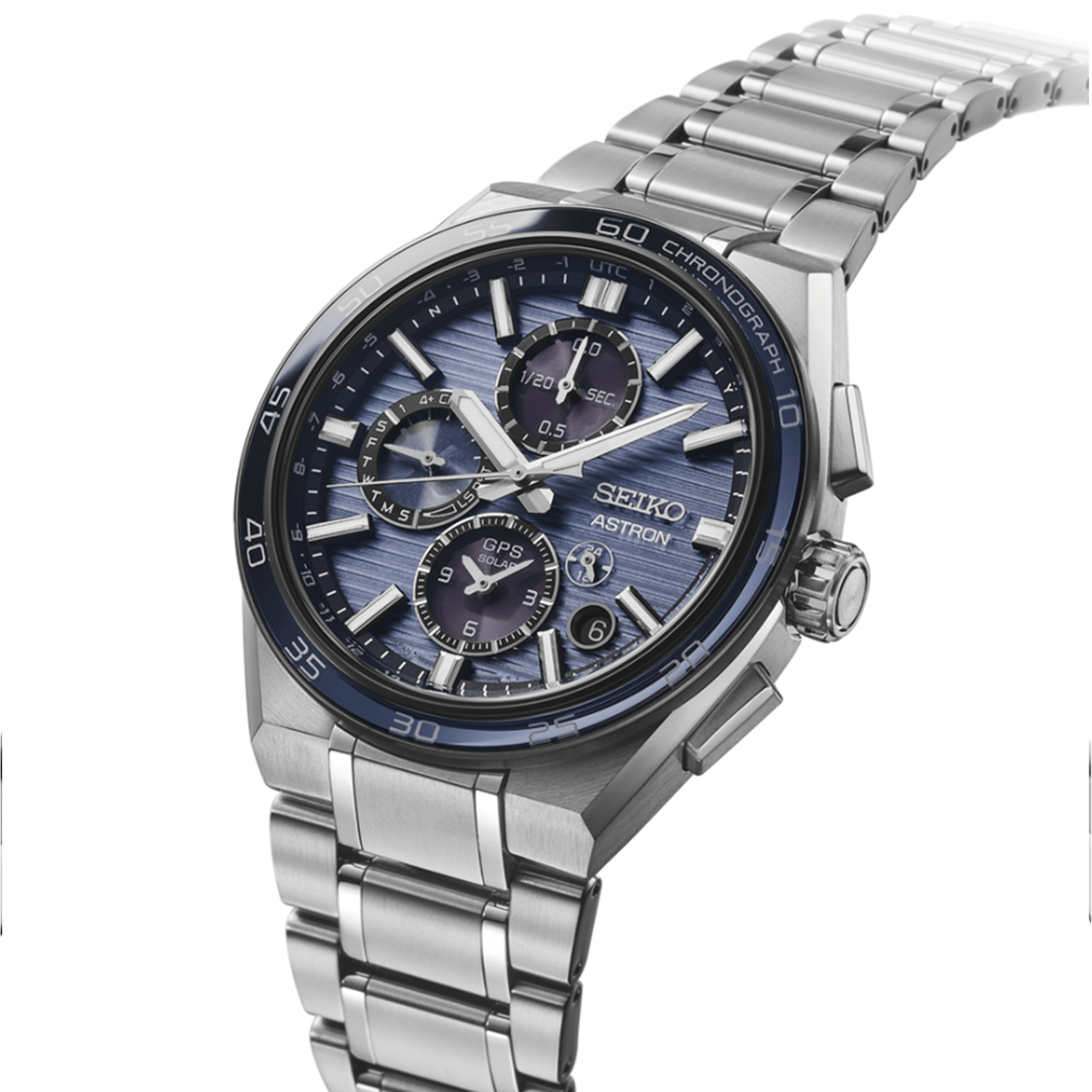 Seiko Astron Men's 44.10mm Solar GPS Watch SSH175J