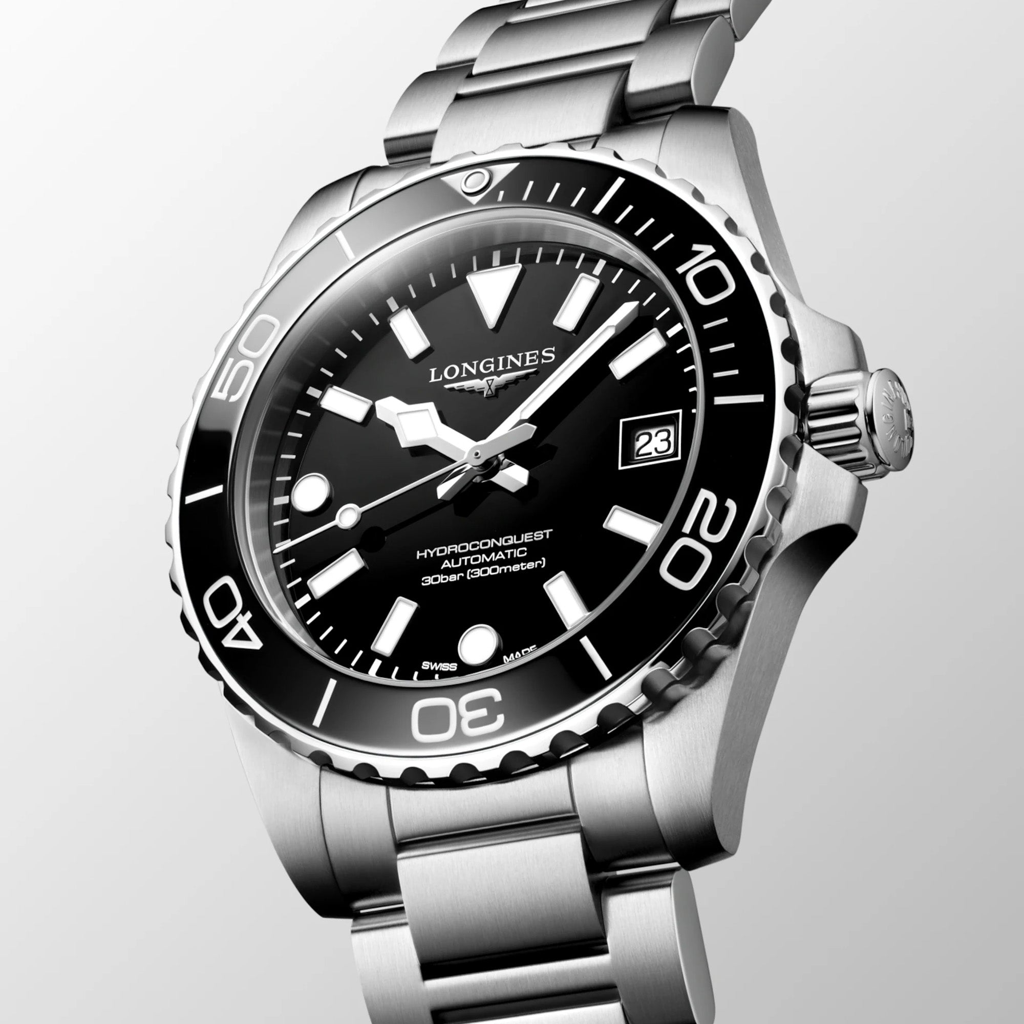 Longines Hydro Conquest Automatic Men's 39mm Watch L3.779.4.56.6