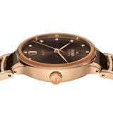 Rado Centrix Women's 35mm Automatic Ceramic & Rose PVD Watch R30 037 732