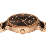 Rado Centrix Women's 35mm Automatic Ceramic & Rose PVD Watch R30 037 732