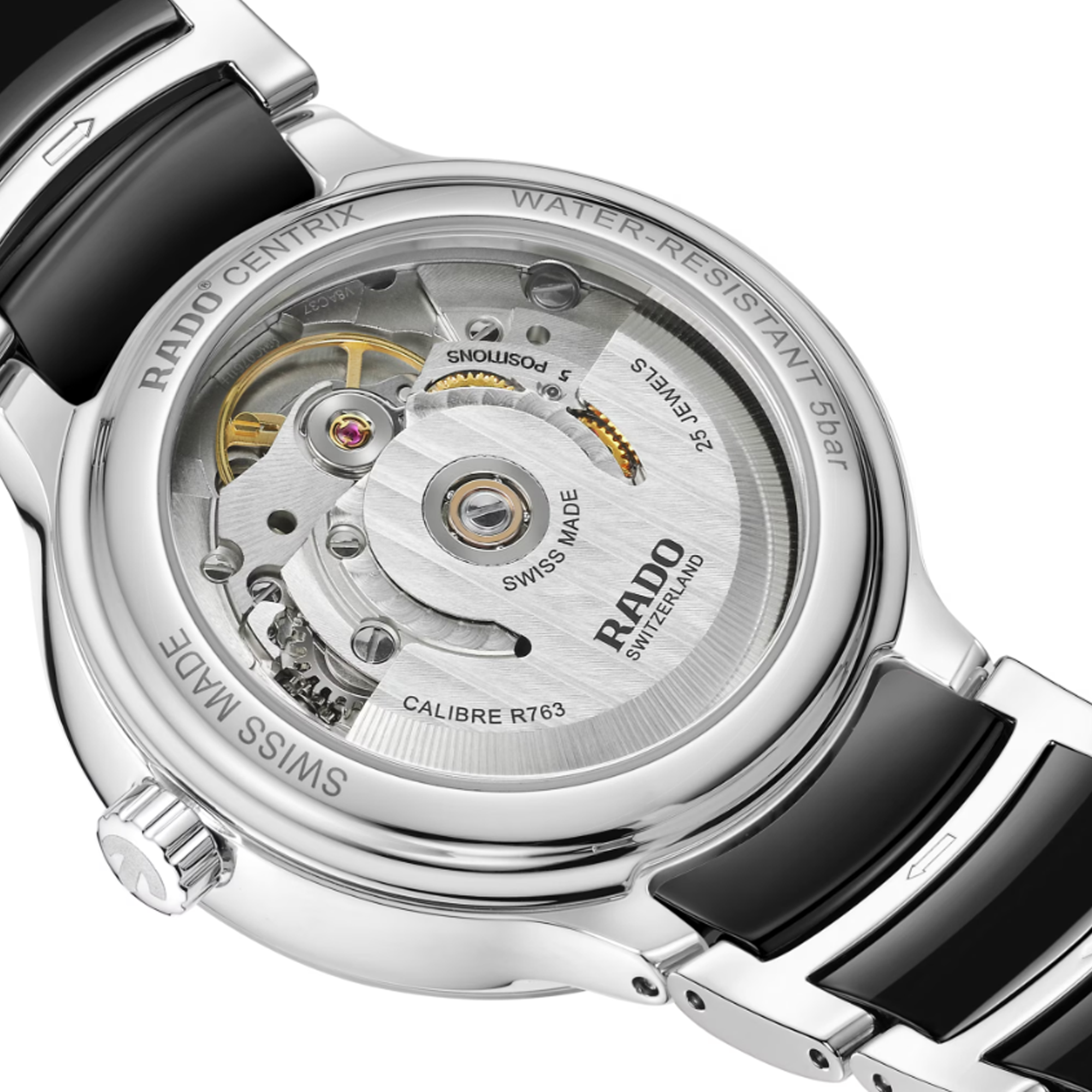 Rado Centrix Women's 35mm Ceramic & Stainless Steel Automatic Watch R30 031 742