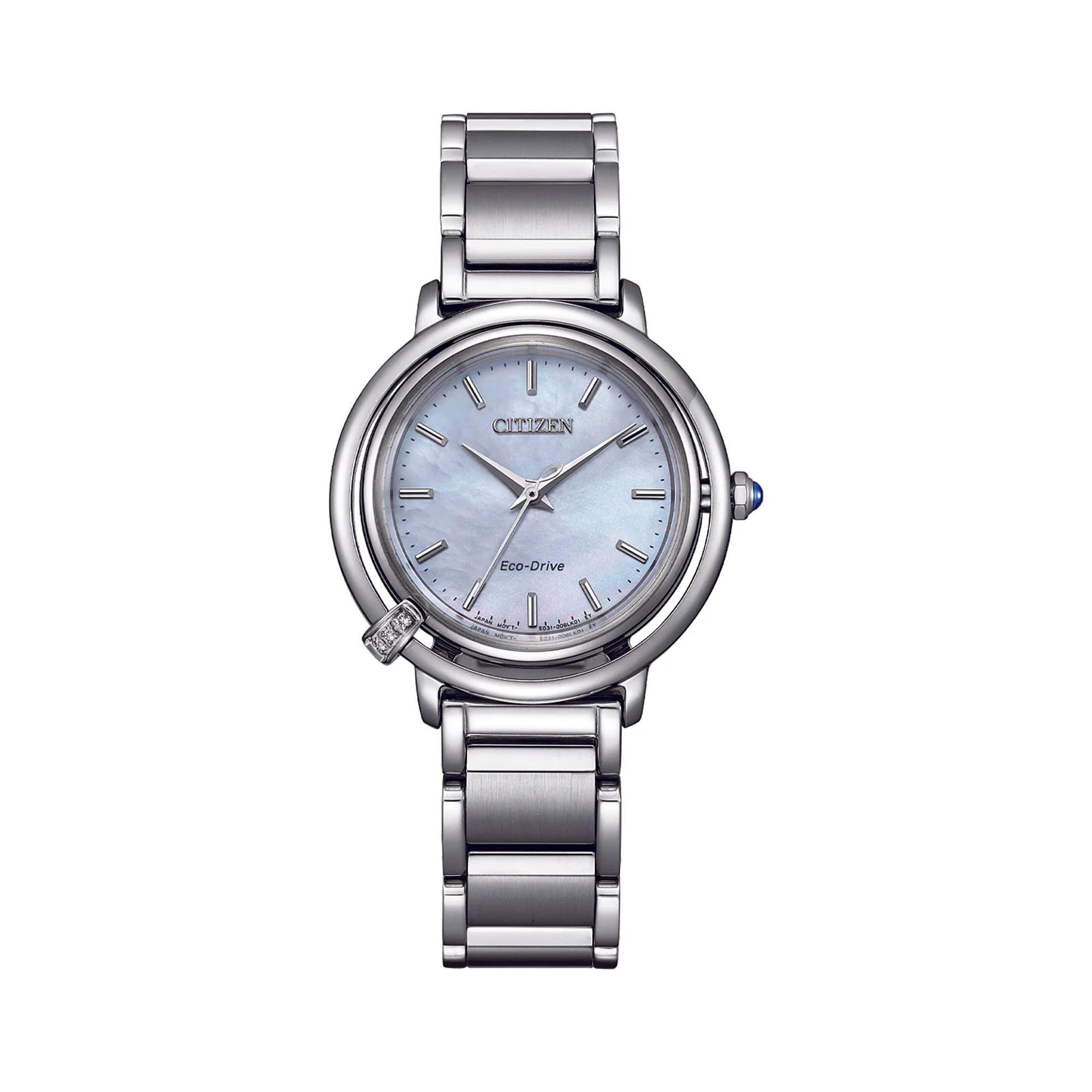 Citizen L Collection Women's 31mm Mother of Pearl Eco Drive Watch EM1090-60D