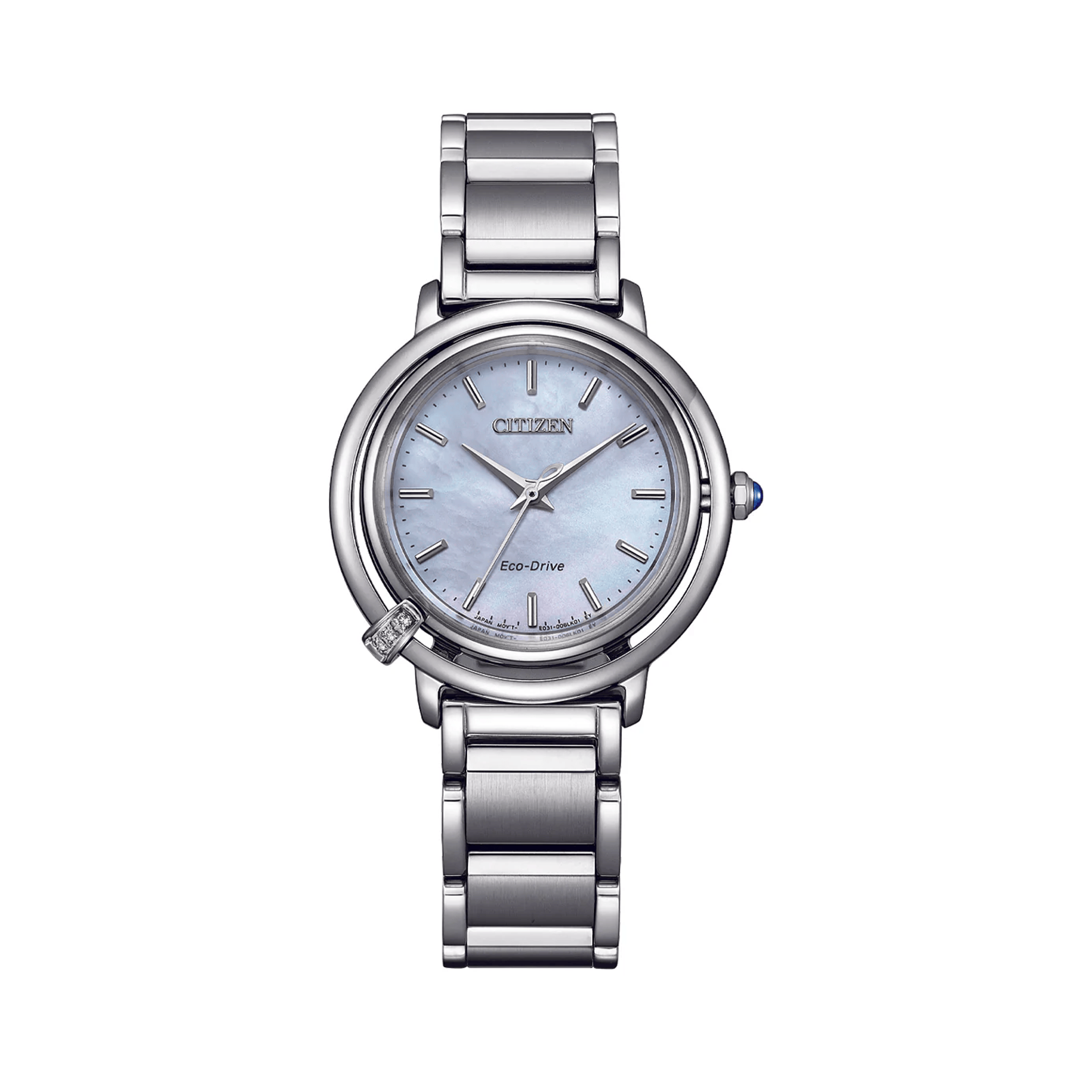 Citizen L Collection Women's 31mm Mother of Pearl Eco Drive Watch EM1090-60D