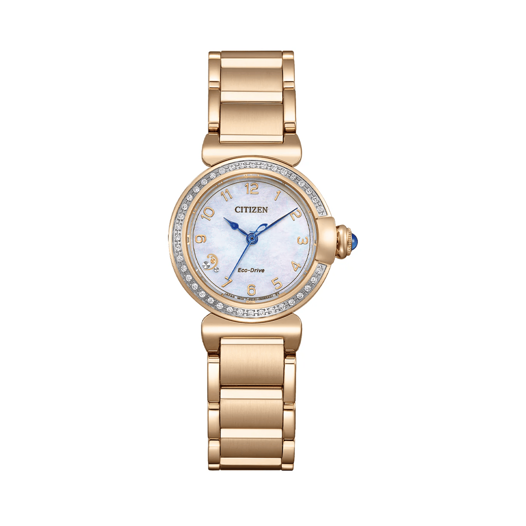 Citizen Eco Drive Women's 26mm Rose PVD Solar Watch EM1123-89D