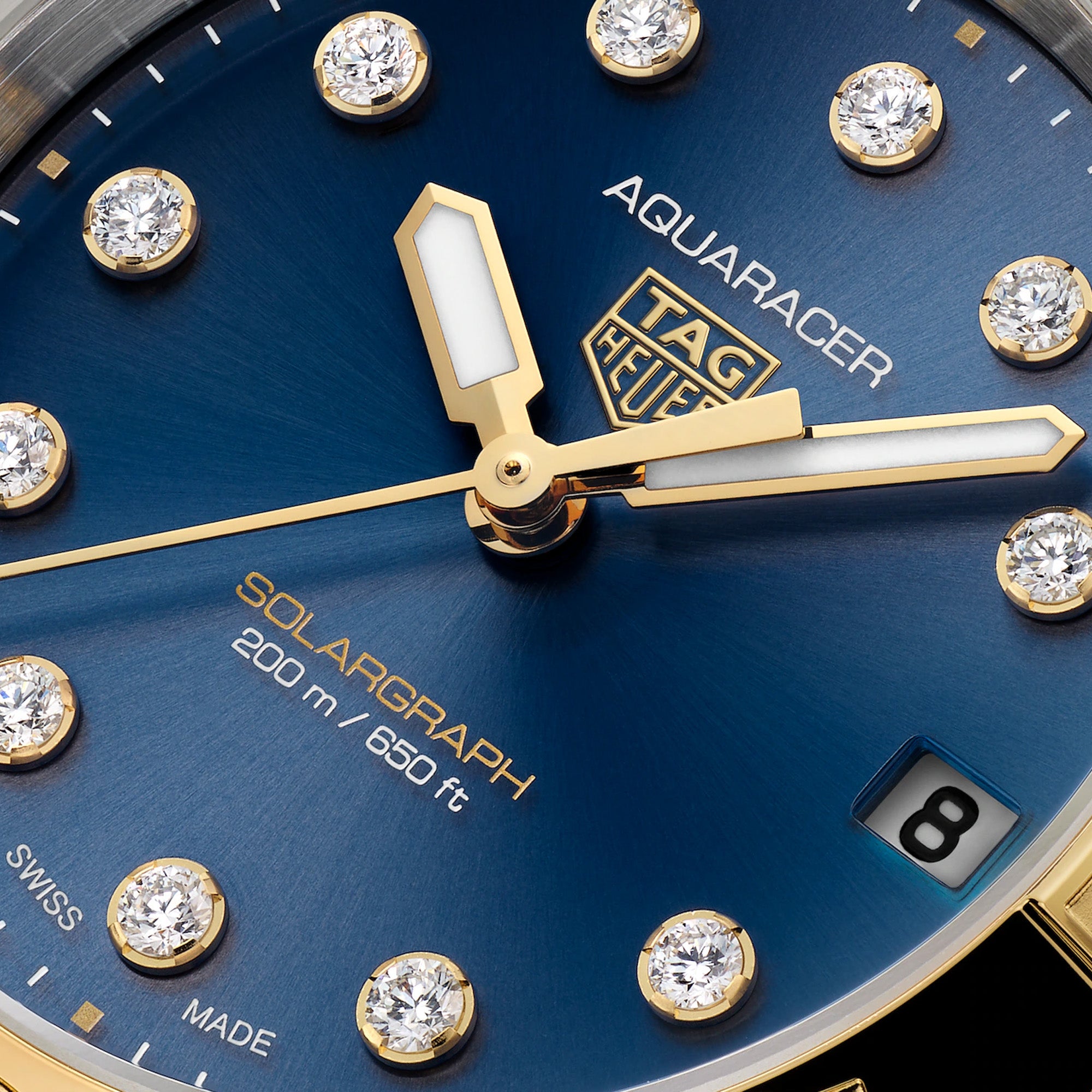 TAG HEUER AQUARACER PROFESSIONAL SOLAR QUARTZ 34MM WATCH WBP1323.BB0004