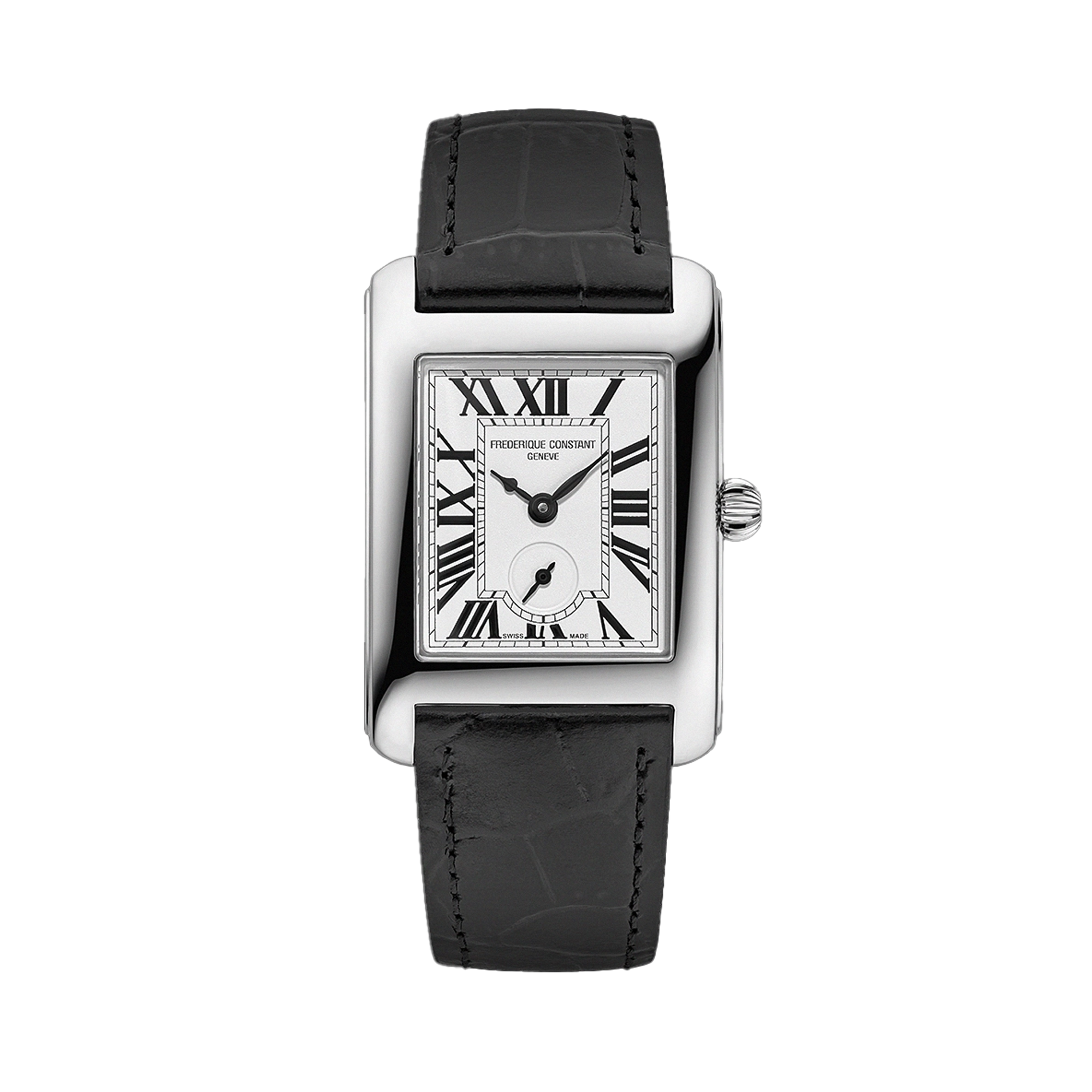 Frederique Constant Carree 25 x 27mm Quartz Stainless Steel Watch FC-235S2C6