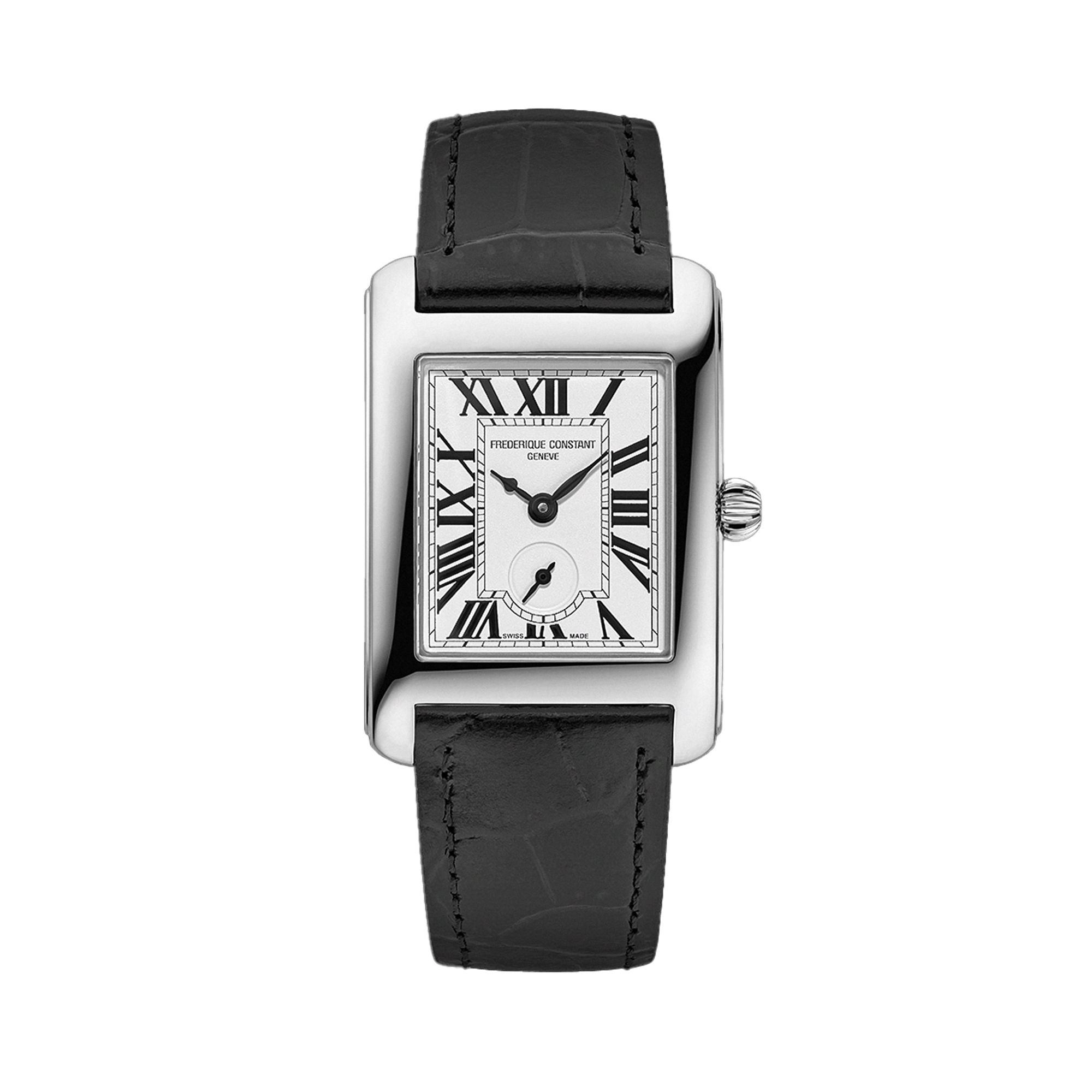 Frederique Constant Carree 25 x 27mm Quartz Stainless Steel Watch FC-235S2C6