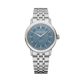 Raymond Weil Millesime Women's 35mm Blue Automatic Watch 2125-STS-50011