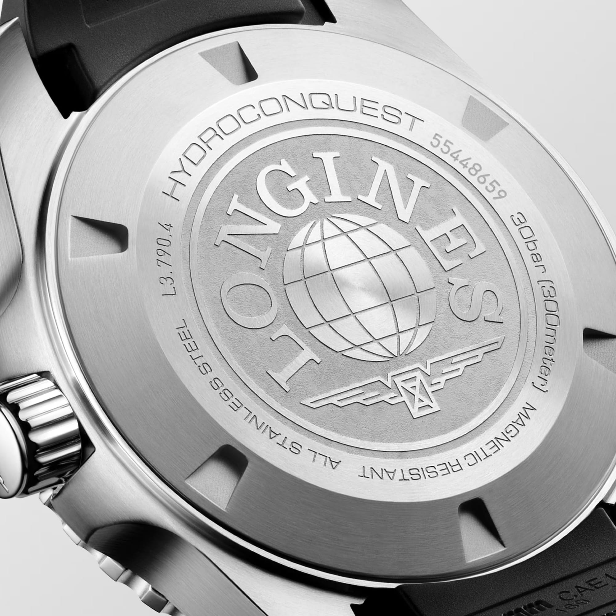 Longines Hydro Conquest Automatic GMT Men's 41mm Watch L3.790.4.56.9