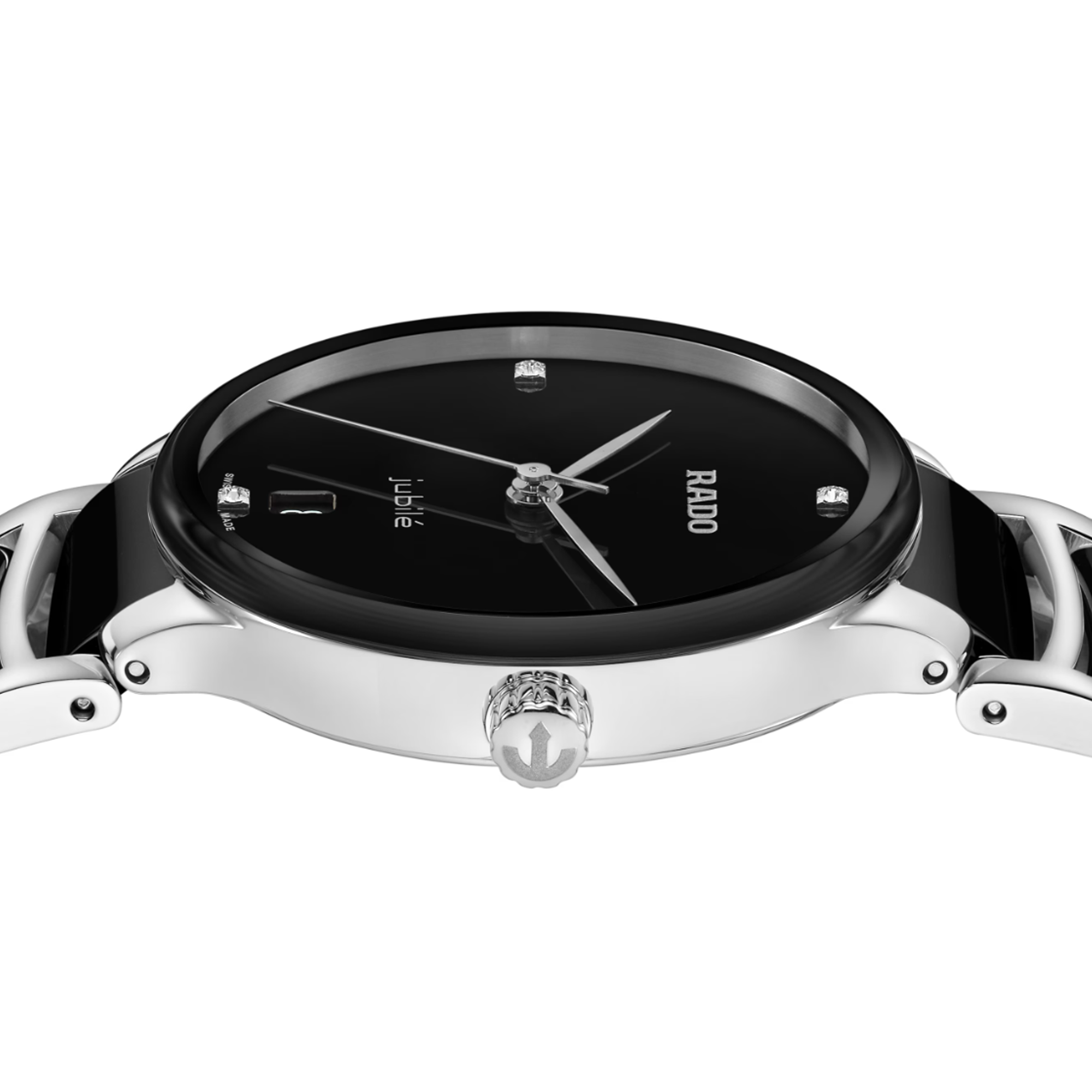 Rado Centrix Women's 35mm Ceramic & Stainless Steel Quartz Watch R30 040 712