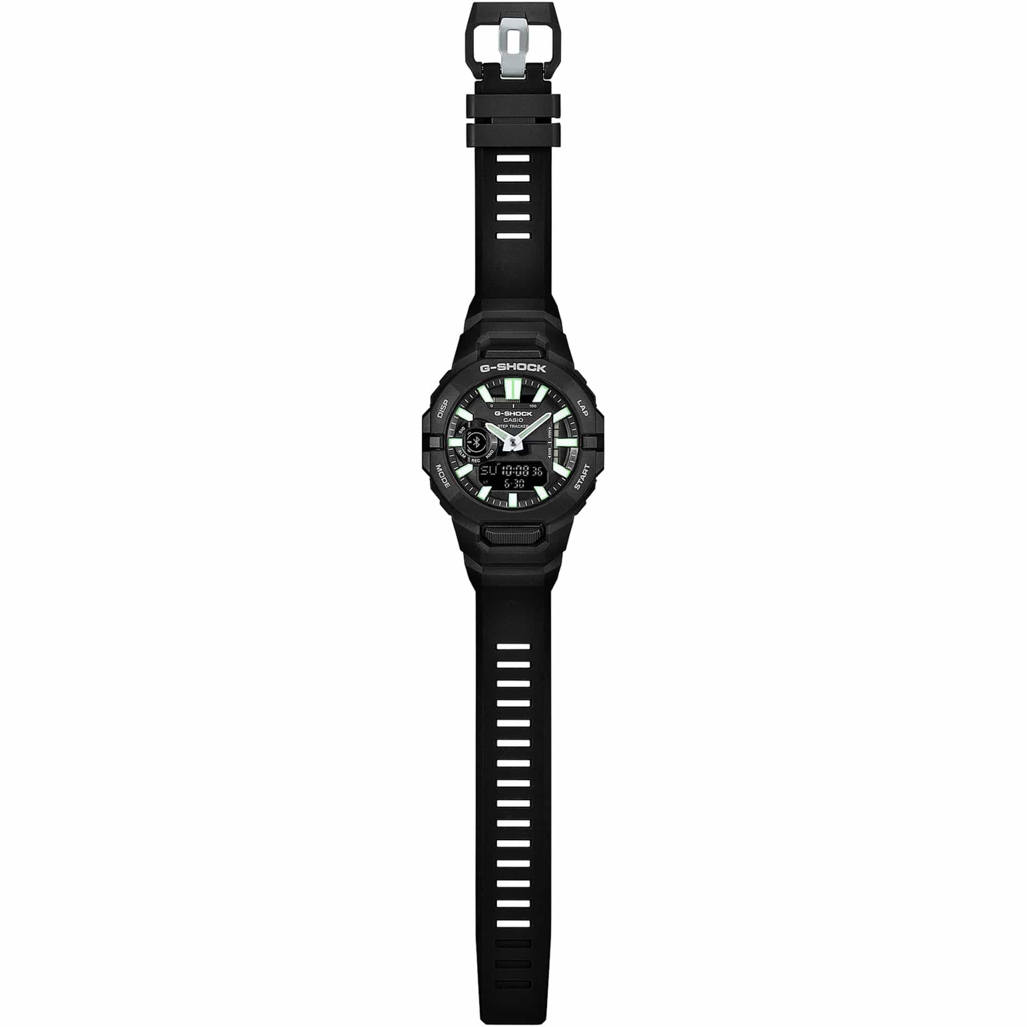Casio G-Shock Analogue Digital Men's Watch GBA950-1A - showing full strap with buckle