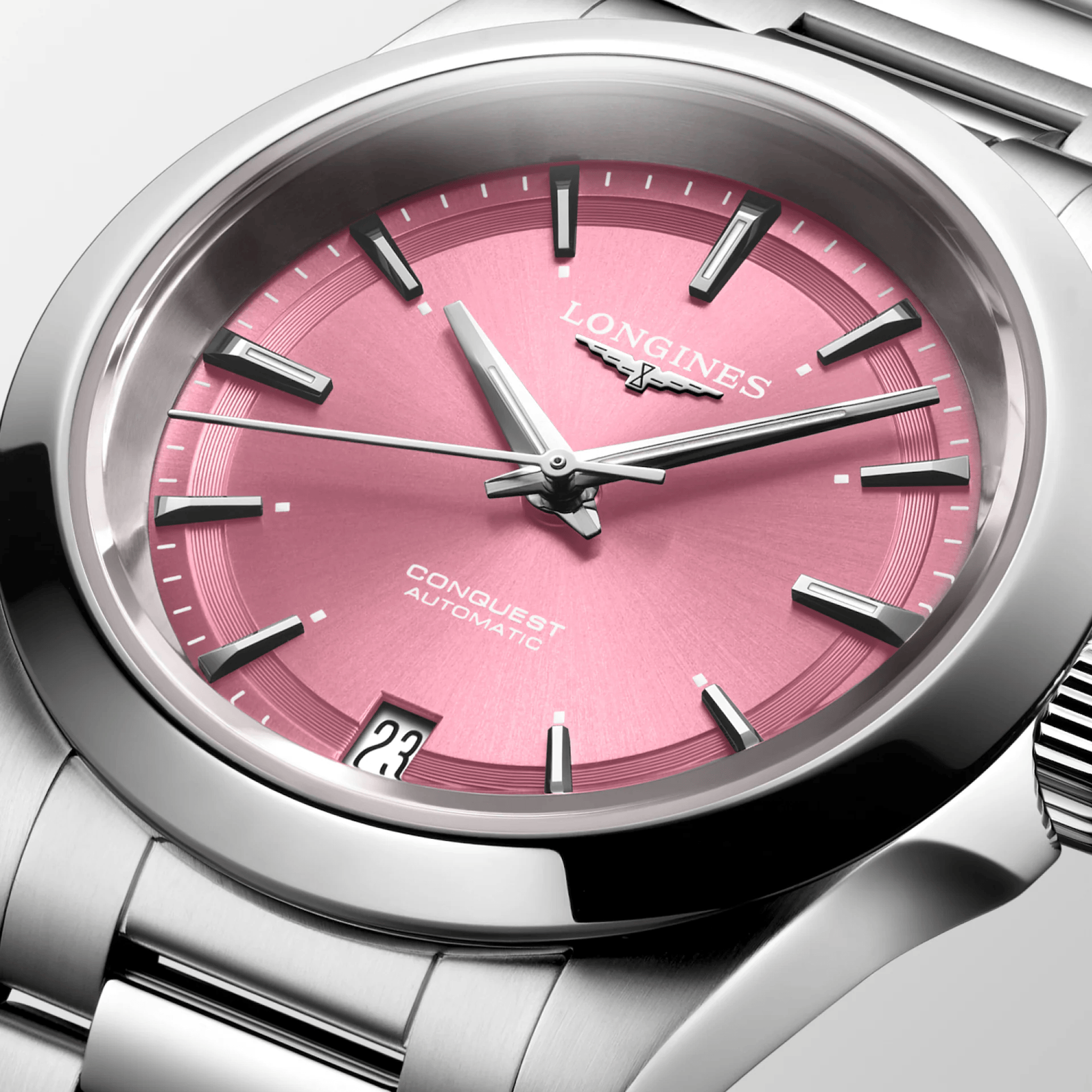 Longines Conquest Women's 34mm Stainless Steel Automatic Watch L3.430.4.99.6